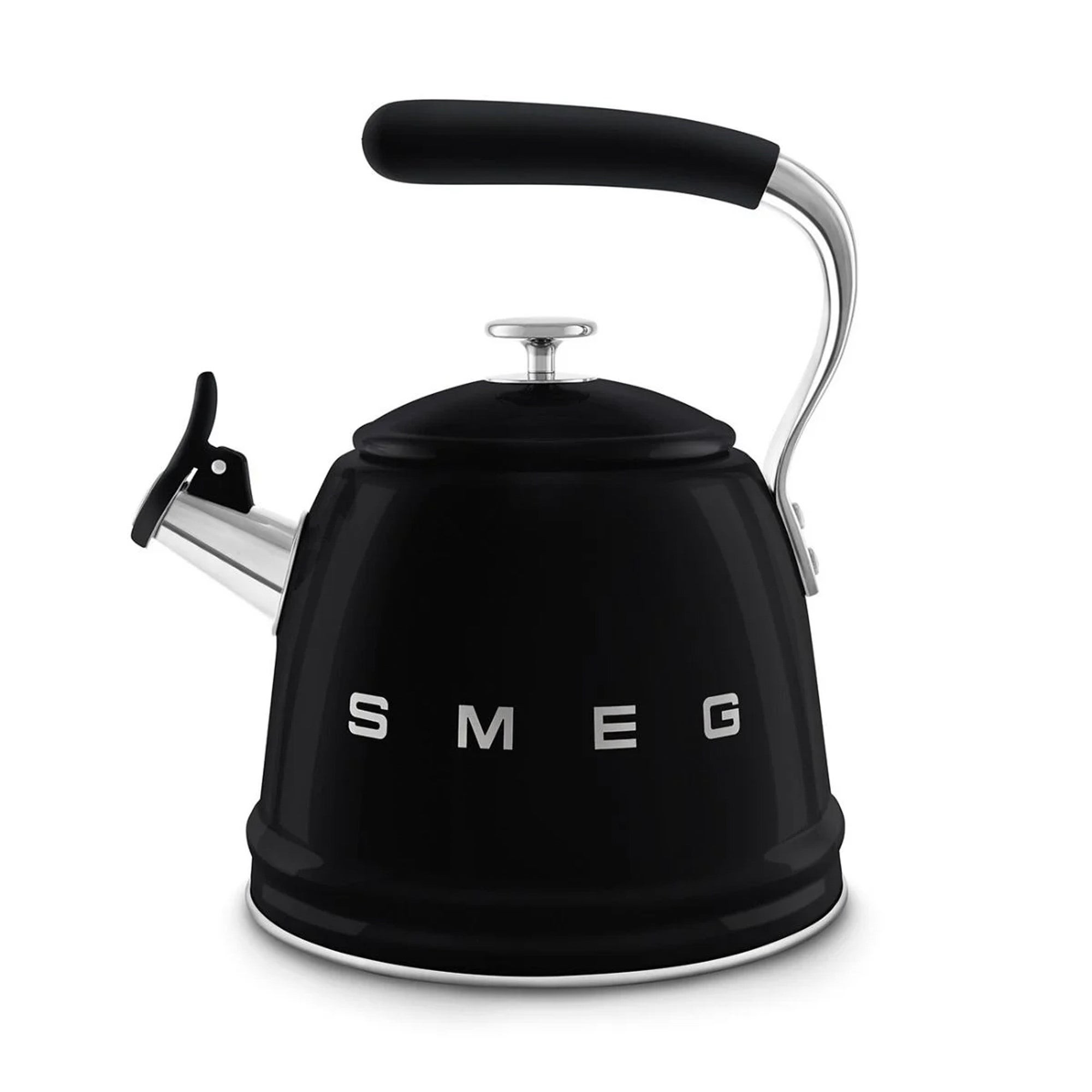 Stainless Steel Whistling Stovetop Kettle Black