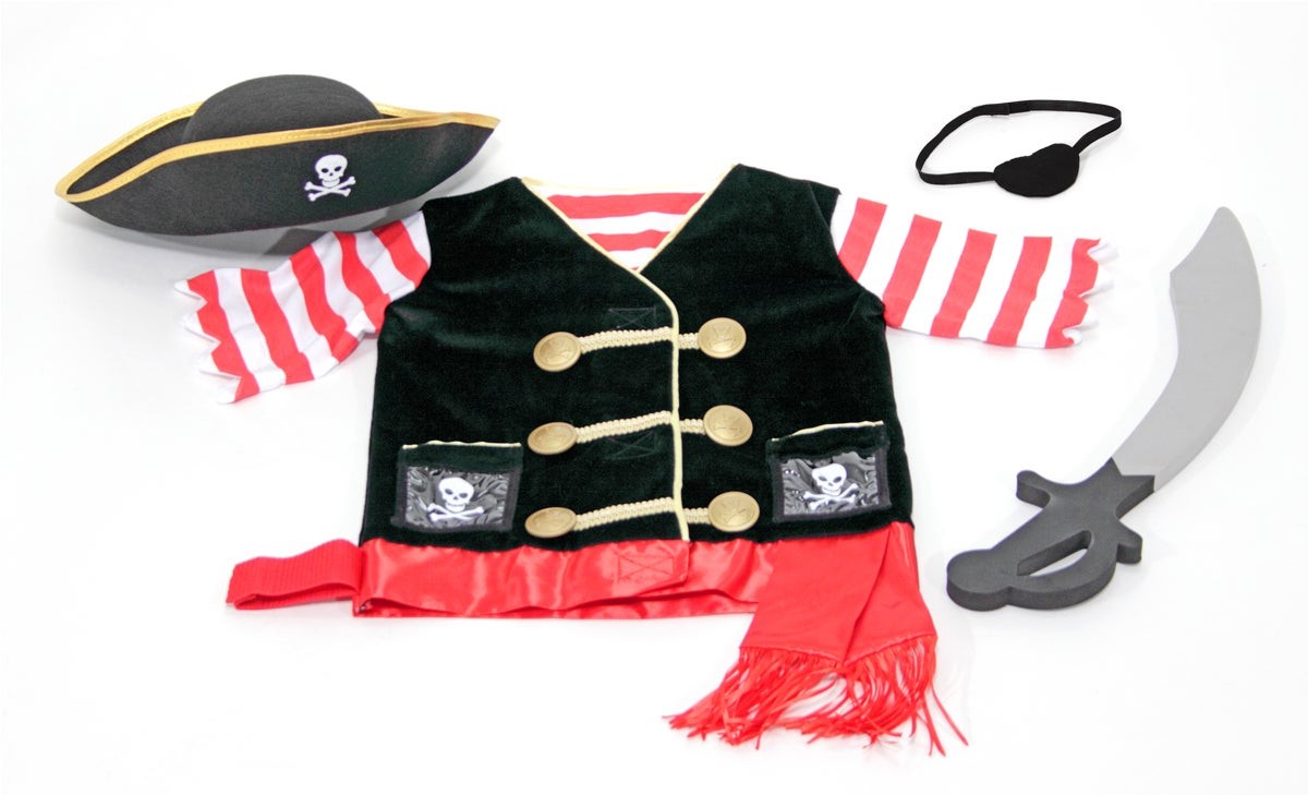 Pirate Role Play Costume Set 3-6 Years