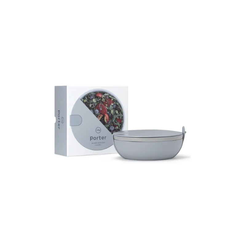 2pc Ceramic Bowl Set - Slate
