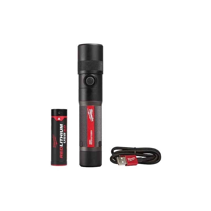 REDLITHIUM USB 1100L Twist Focus Flashlight