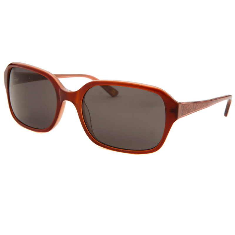 Womens Rectangle Sunglasses - (Burgundy)