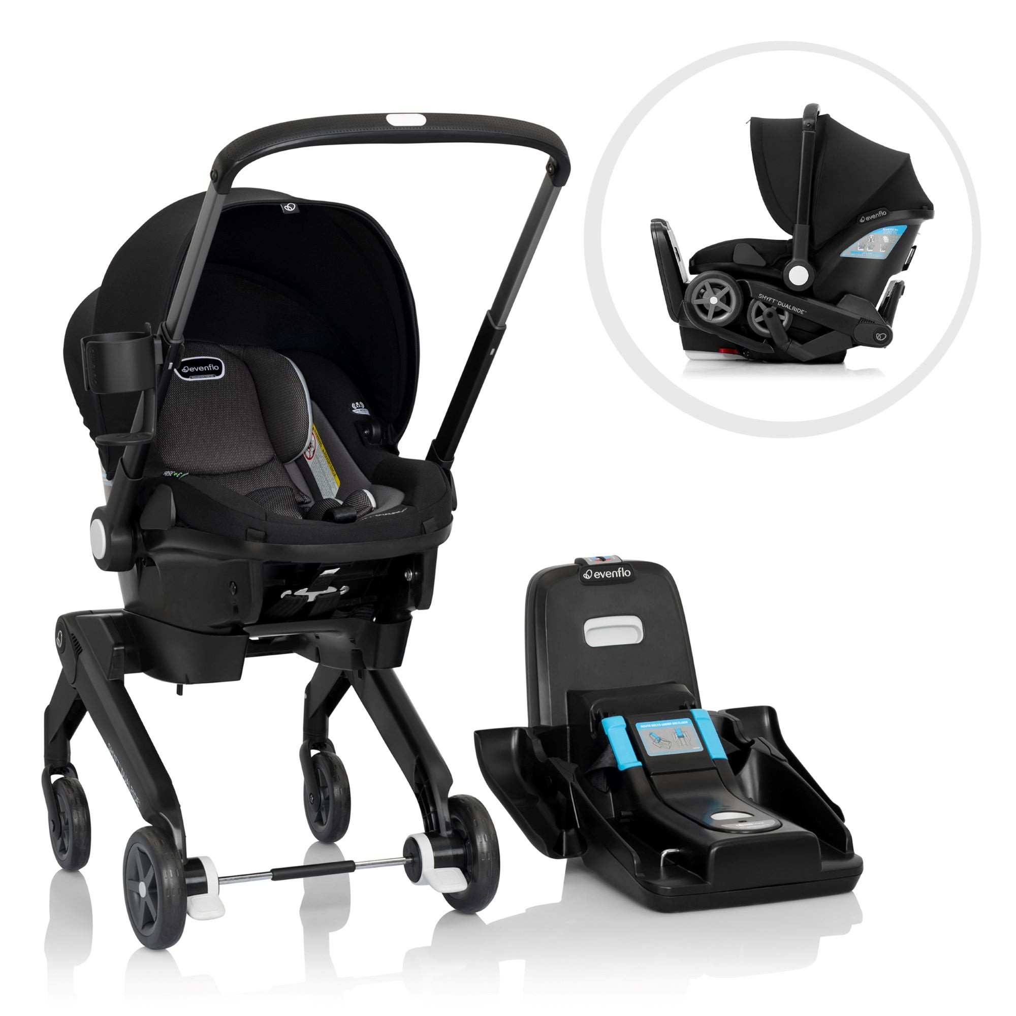 Shyft DualRide Infant Car Seat & Stroller Combo Beaufort