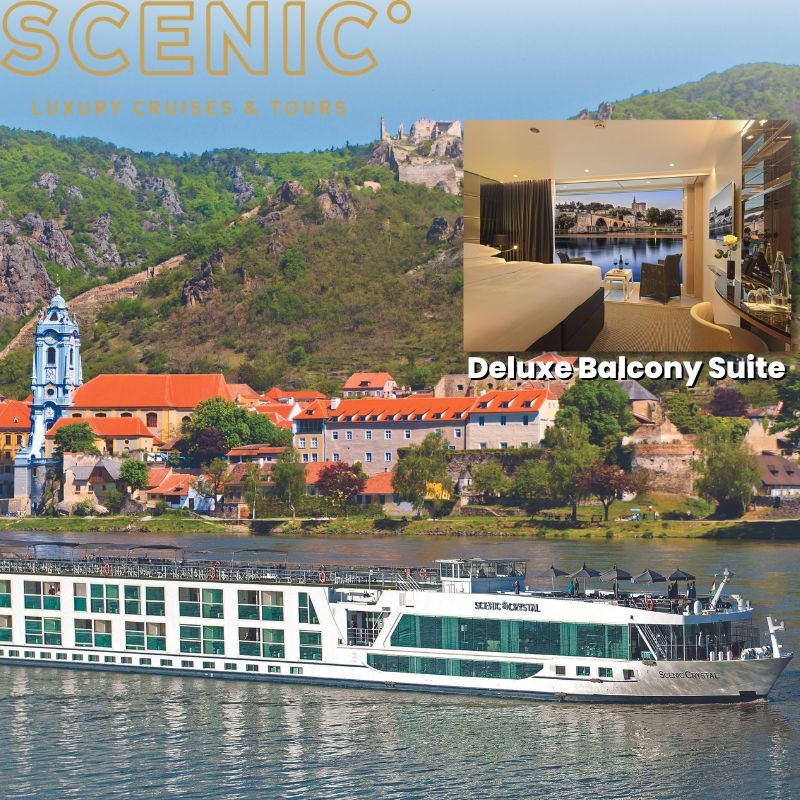 7 Night European River CruiseDeluxe Balcony Suite