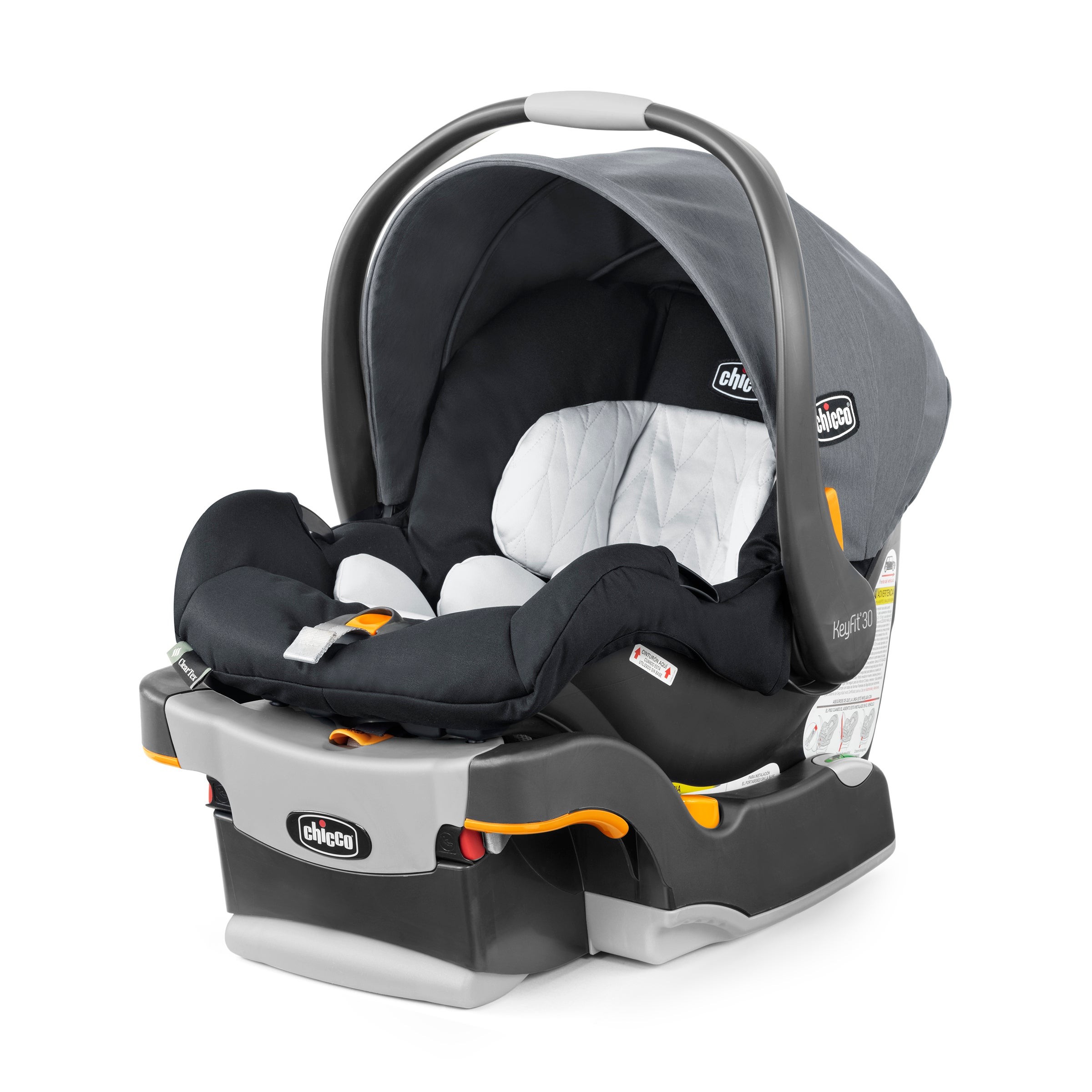 KeyFit 30 ClearTex Infant Car Seat Pewter