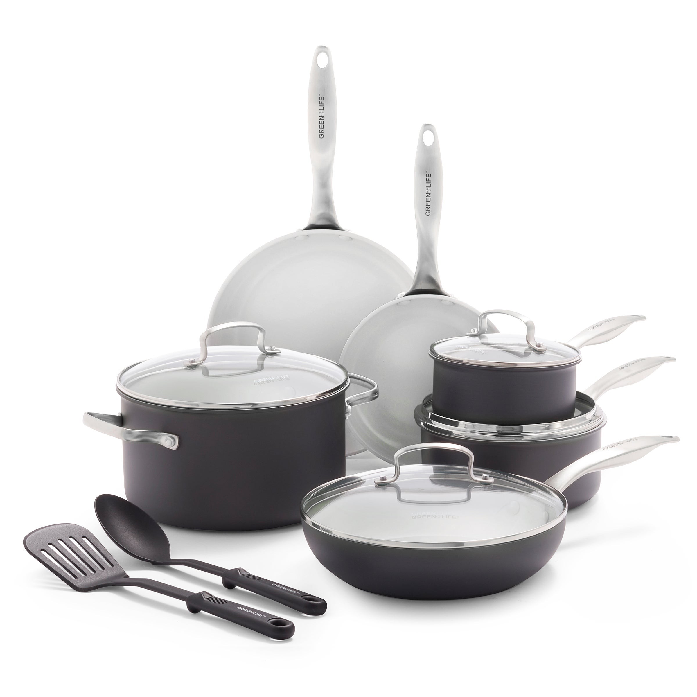 Classic Pro 12pc Hard Anodized Nonstick Cookware Set