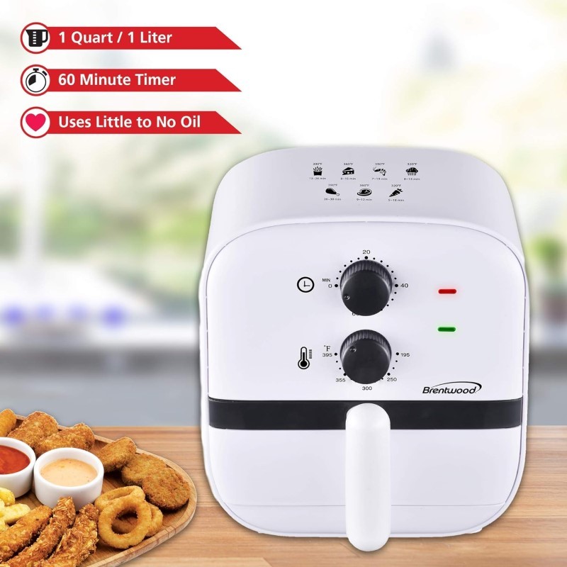 BRENTWOOD 10QT ELECTRIC AIR FRYER WHITE
