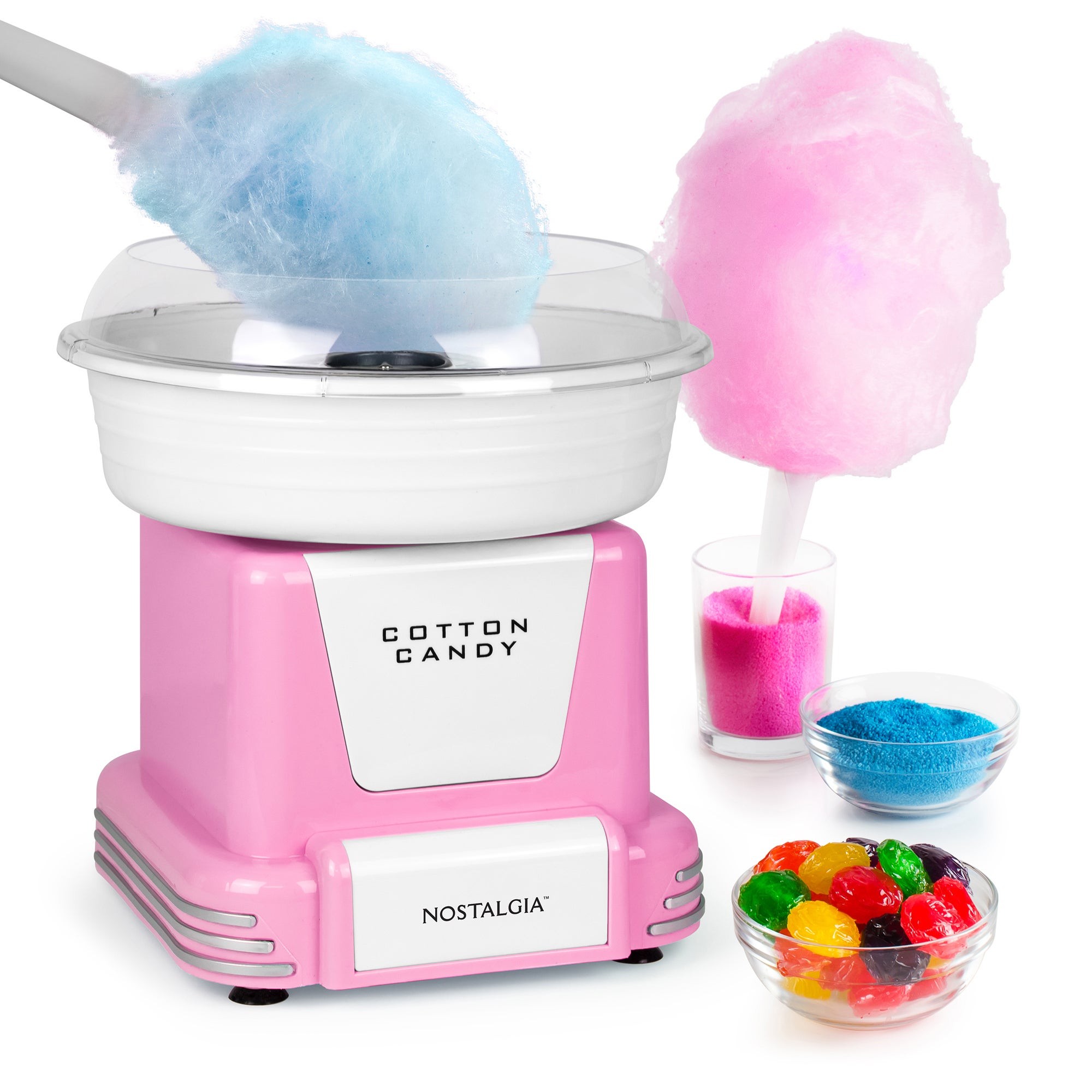 Hard & Sugar-Free Cotton Candy Maker Pink