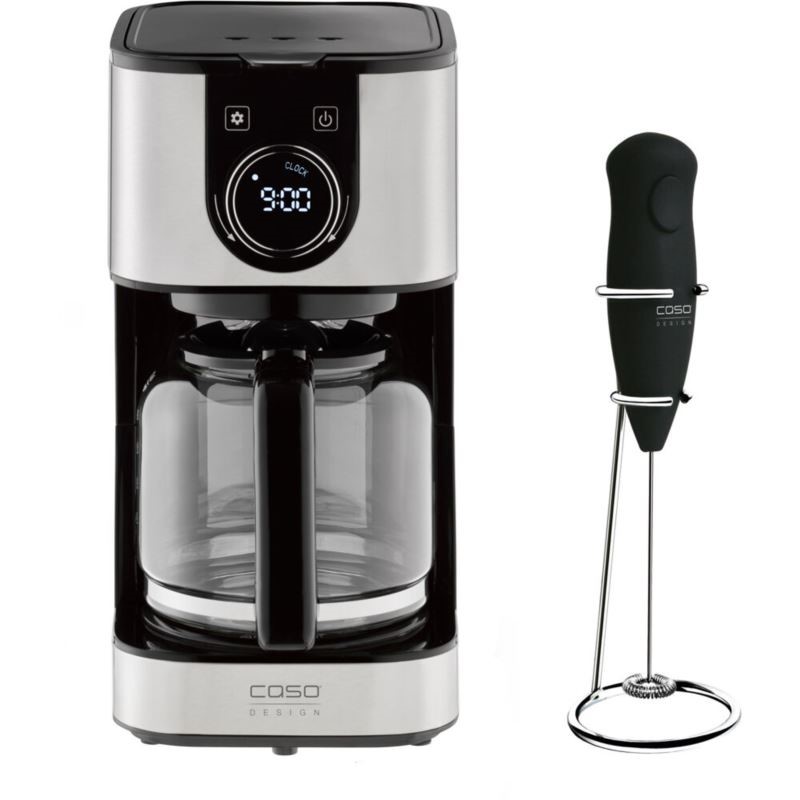 Hot Brew Coffee Maker with Fomini High-Speed Hand Milk Frother