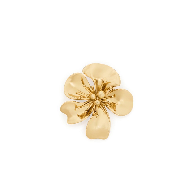 Gilded Garden brooch Gold