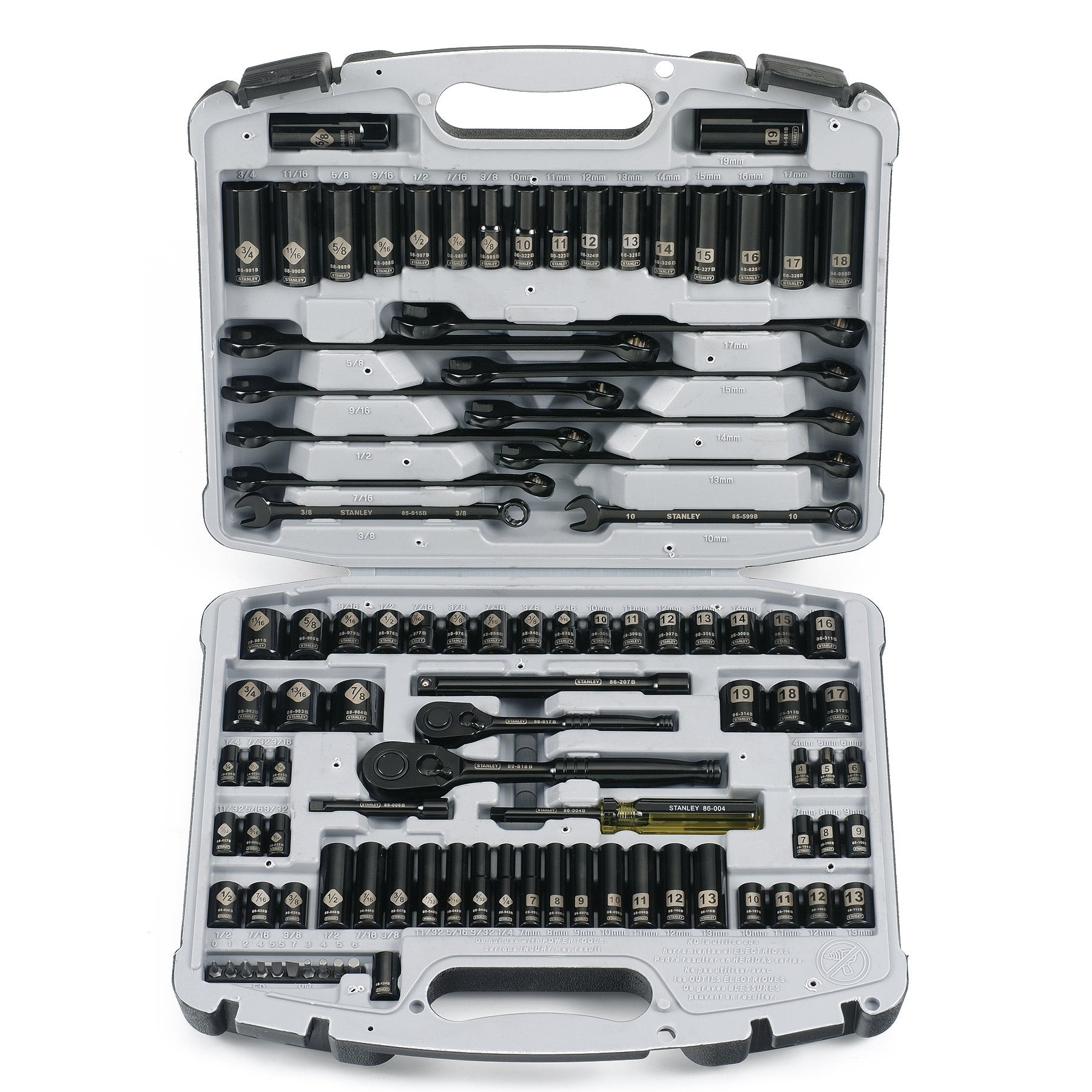 99pc Black Chrome Socket Set