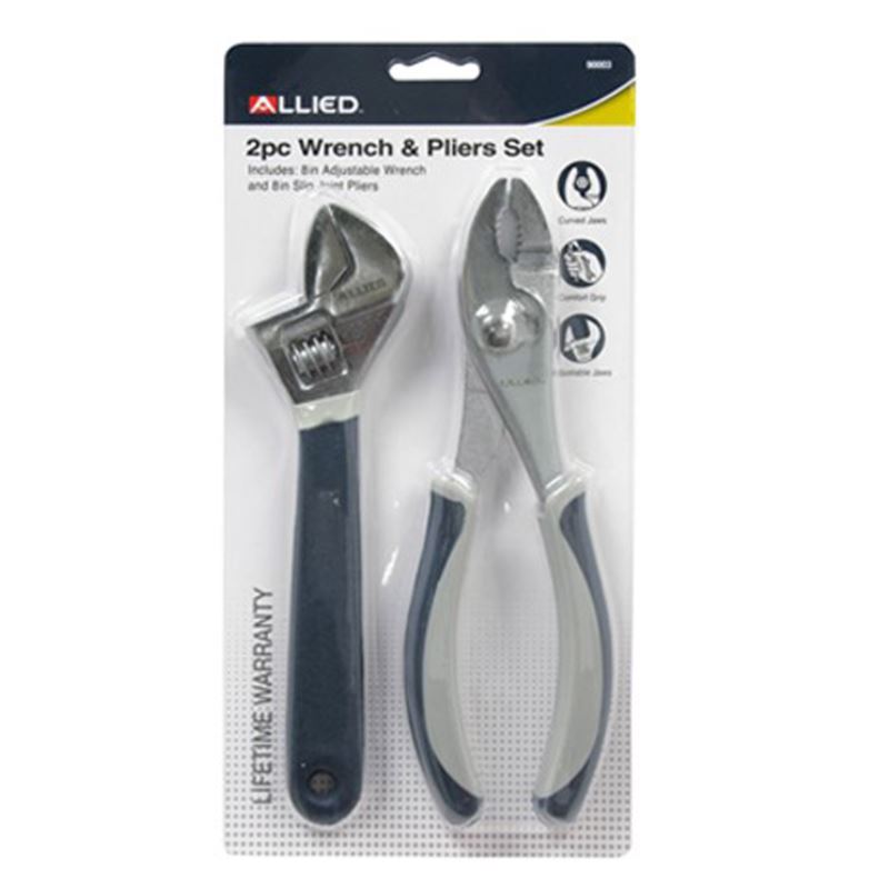 2 - Piece Wrench and Pliers Set