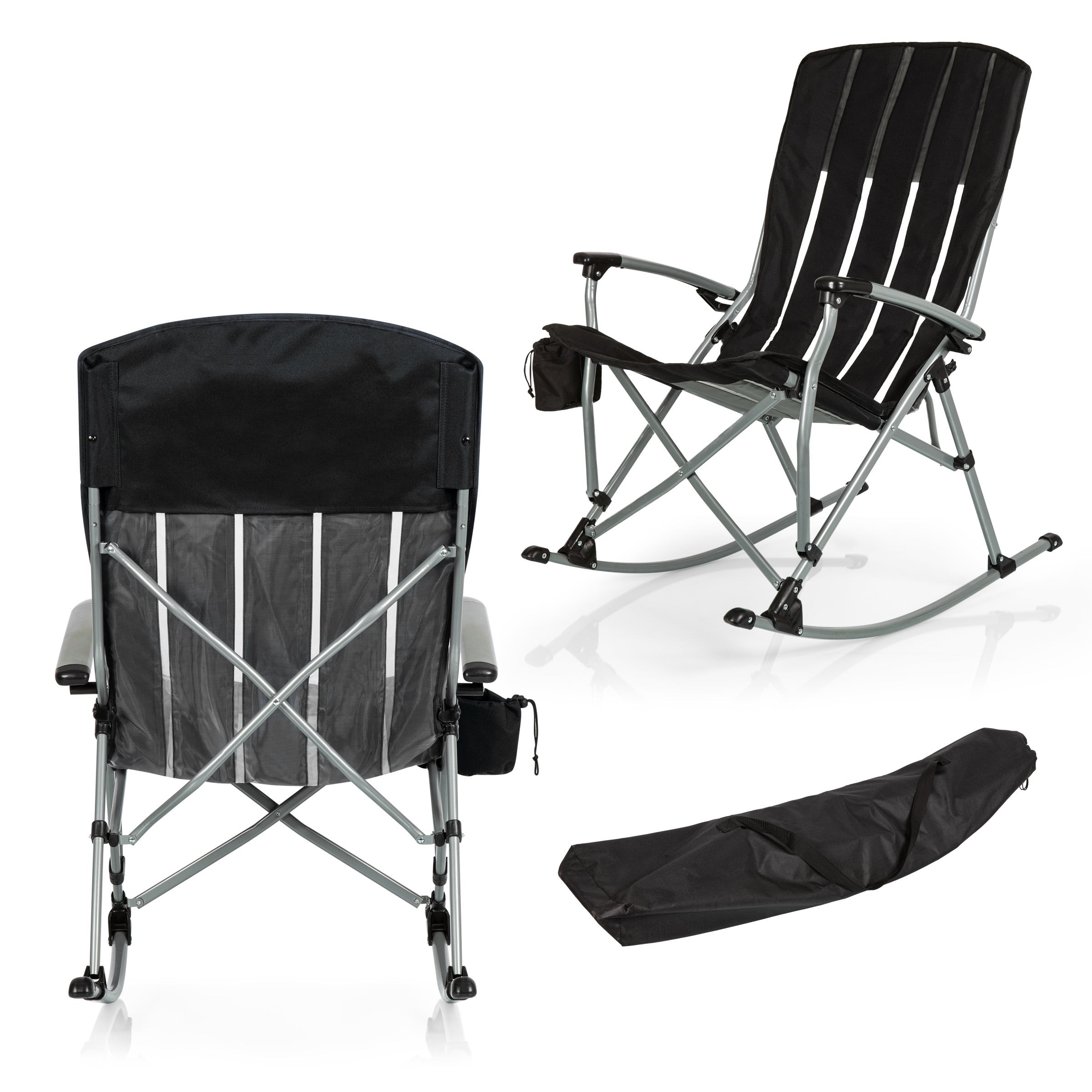 Outdoor Rocking Chair Black