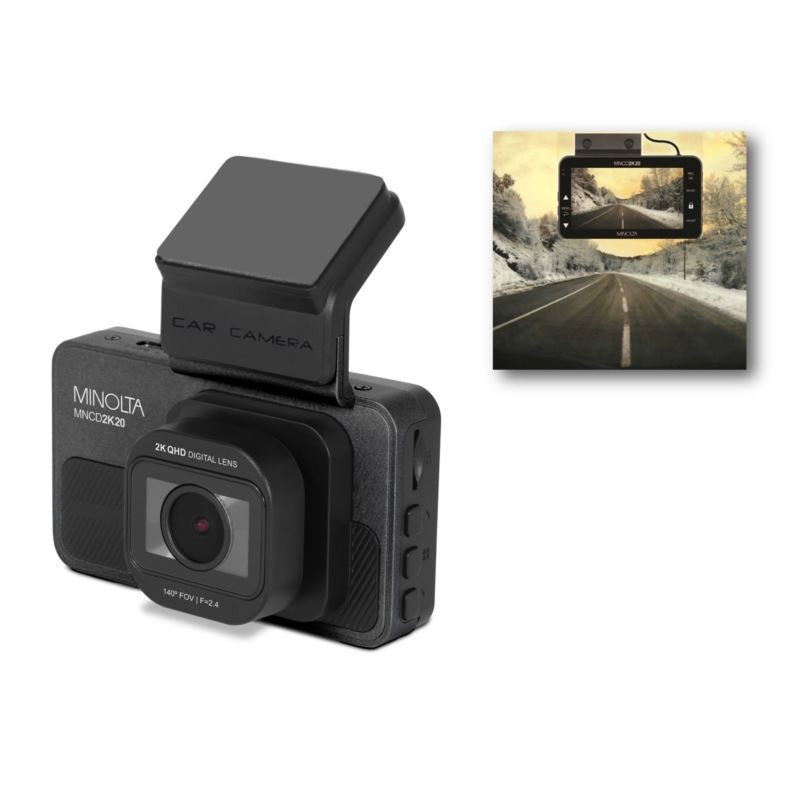 2.5K Quad HD DashCam  w/3 Inch LCD