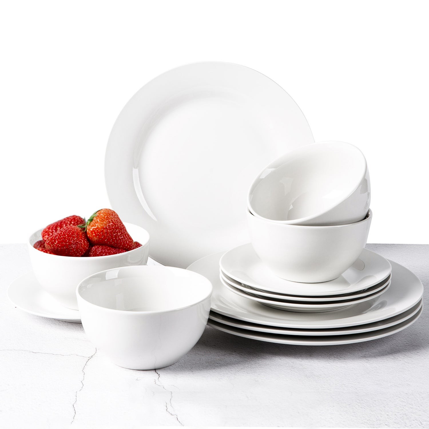 12pc Porcelain Dinnerware Set