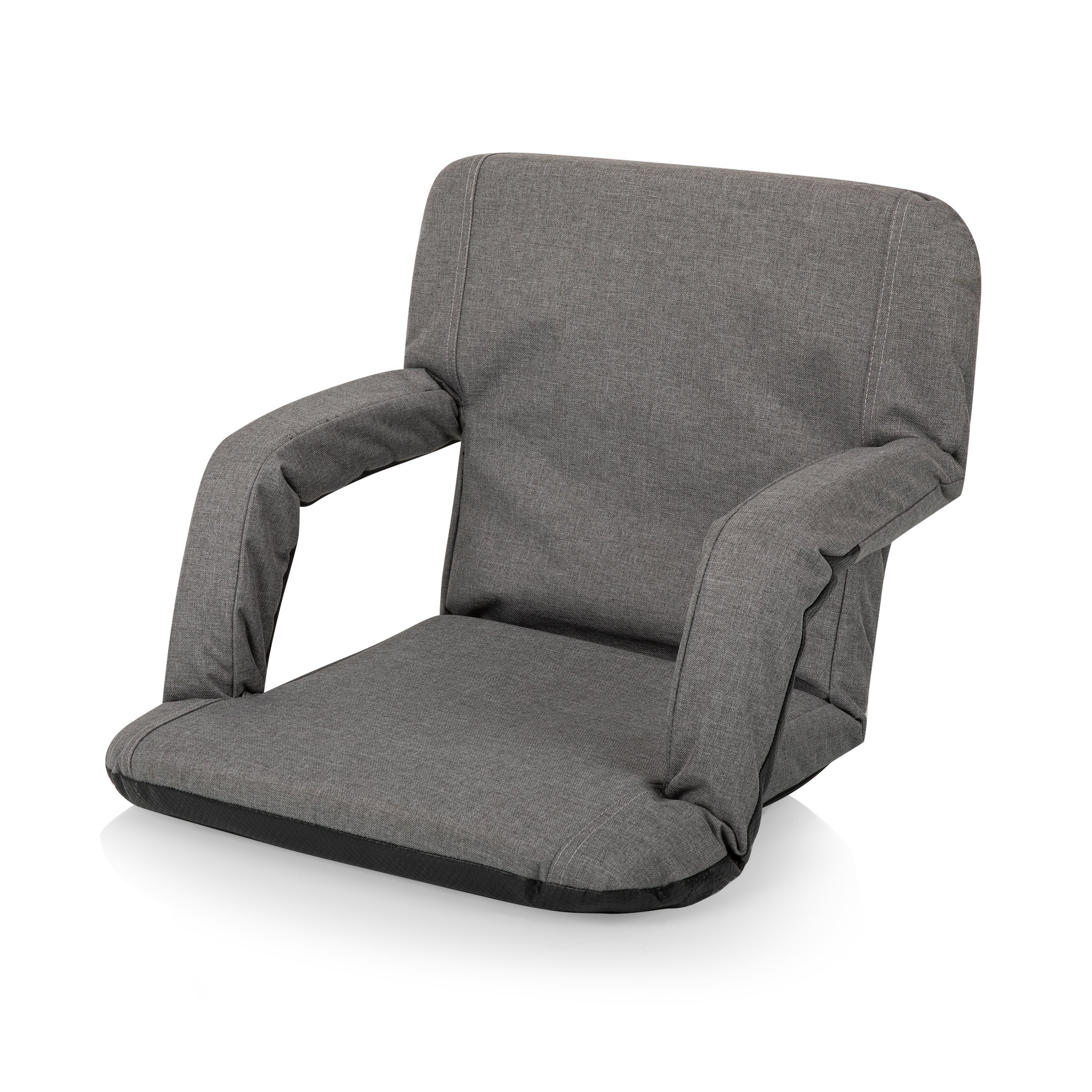 Ventura Portable Reclining Stadium Seat Heathered Gray