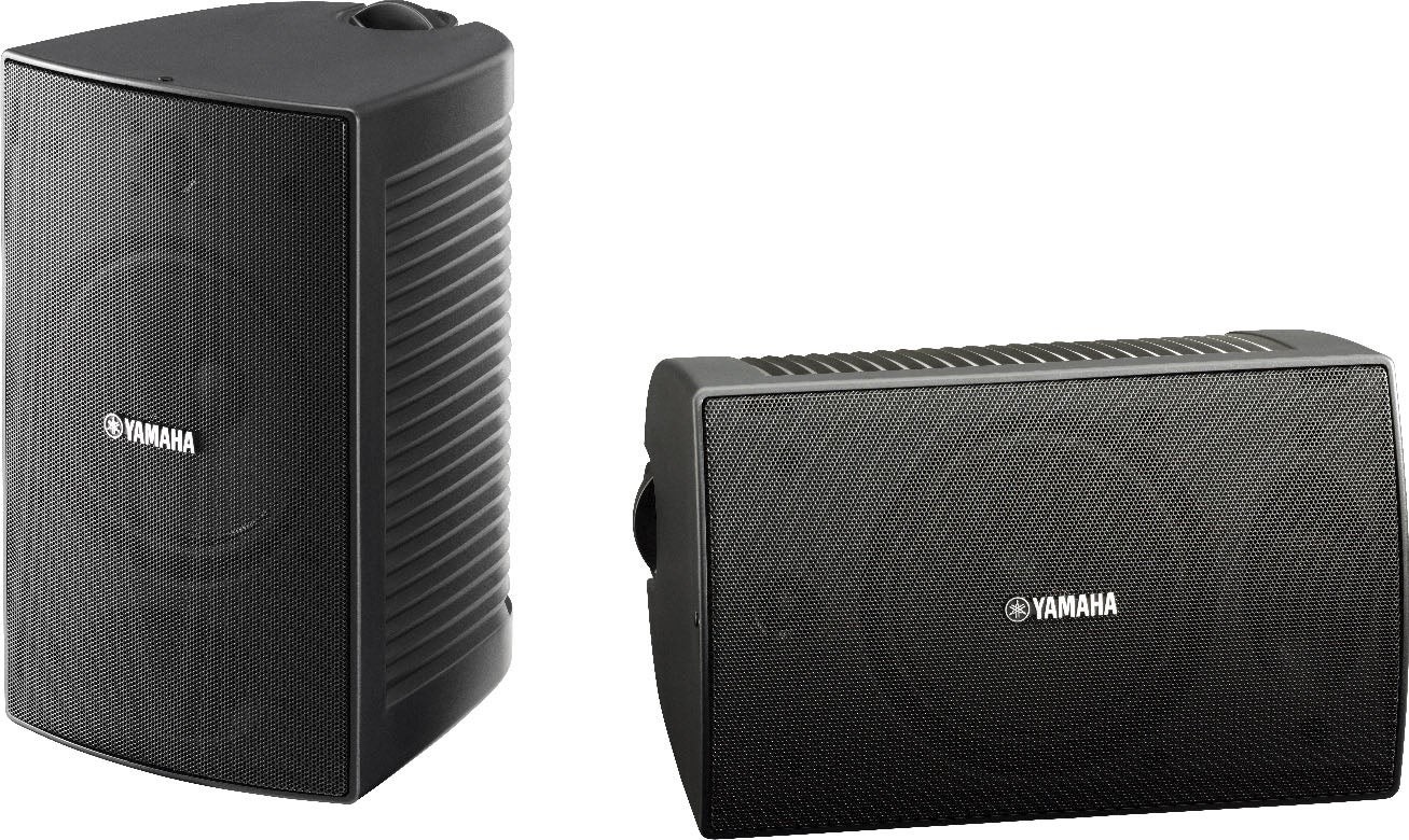100 Watt Pair Outdoor Speakers Black