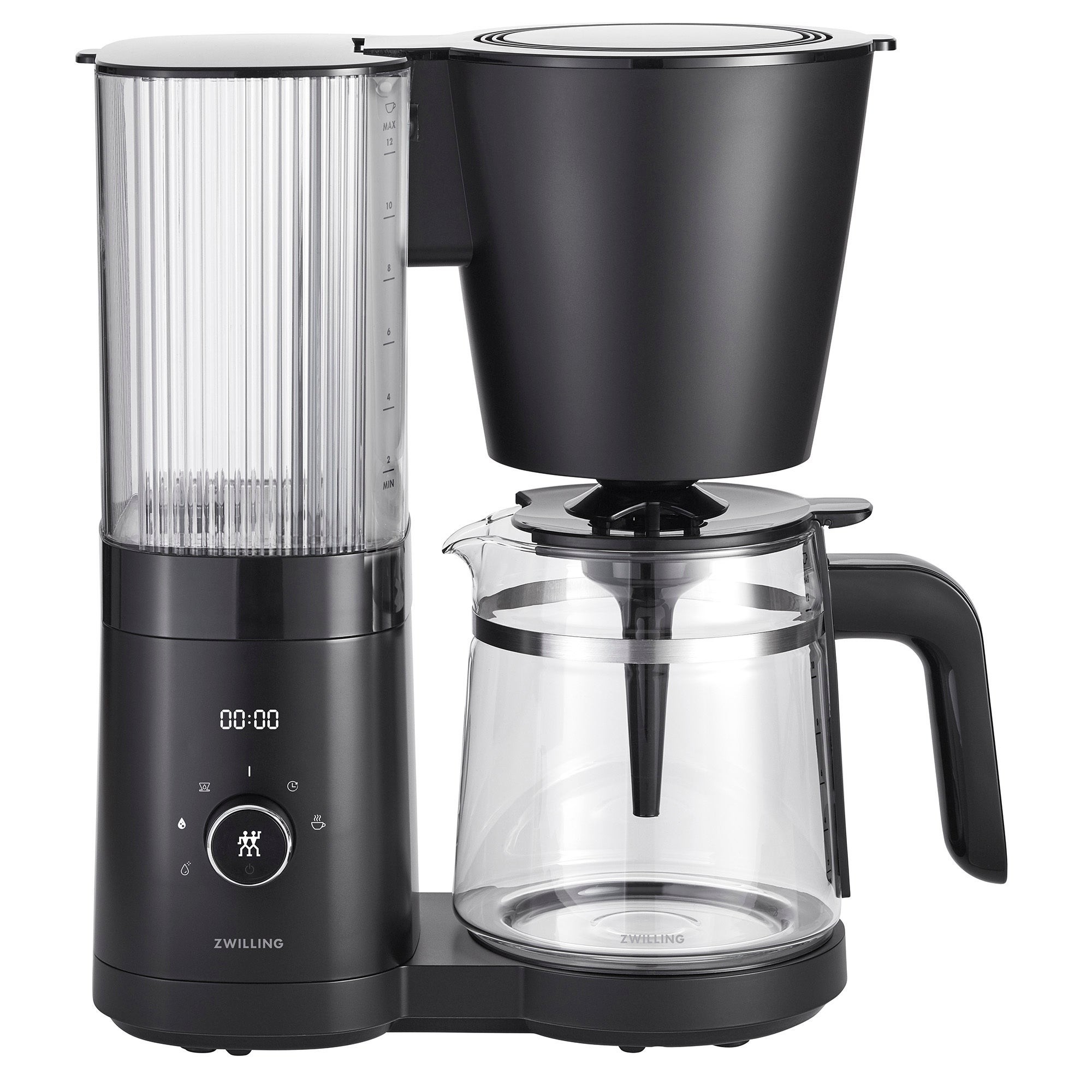 Enfinigy 12 Cup Drip Coffeemaker w/ Glass Carafe Black