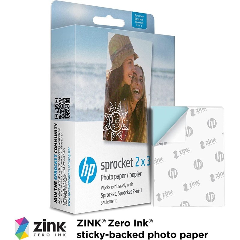 Sprocket Zink Photo Paper 2x3" (100 Sheets)