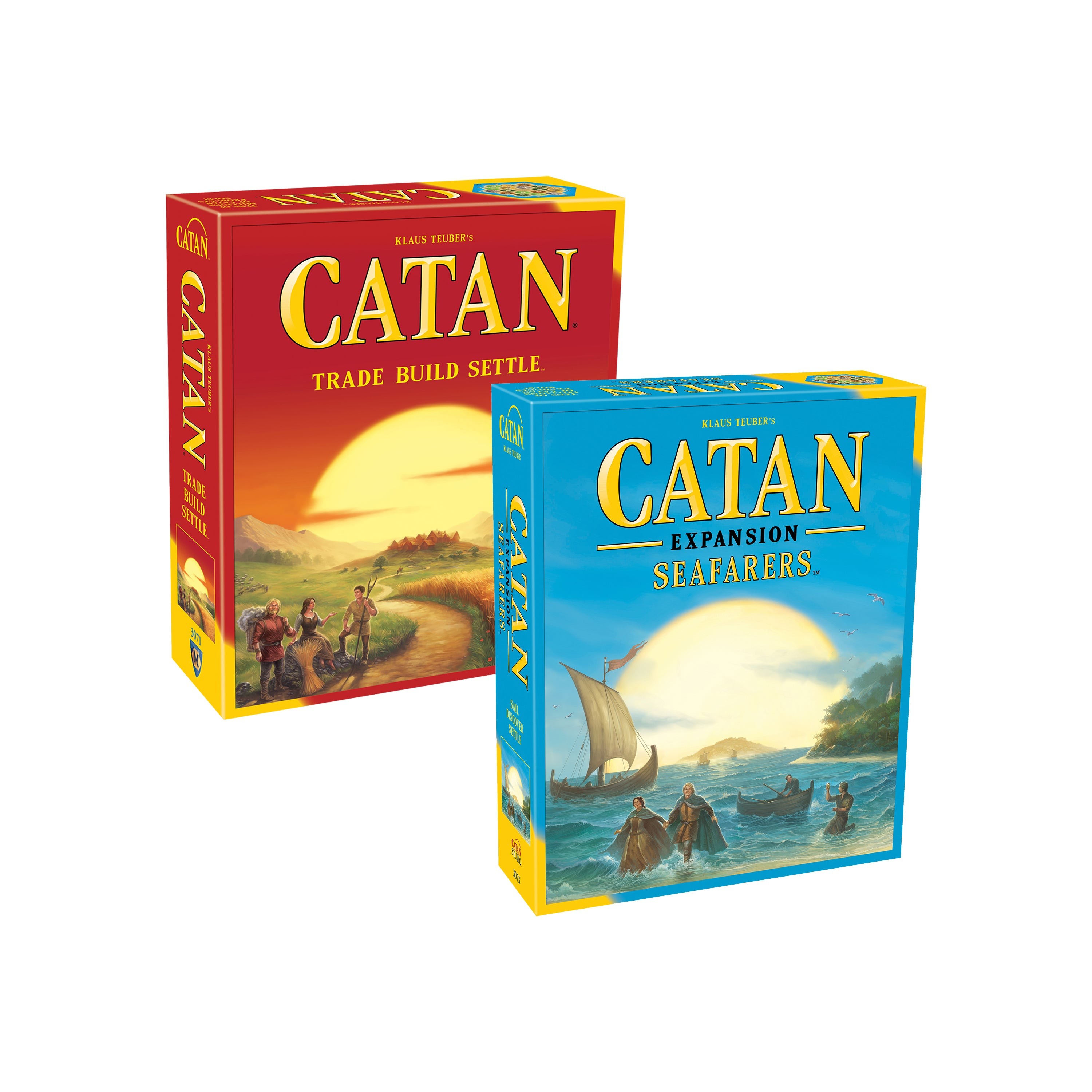 Catan w/ Seafarers Expansion Pack Bundle Ages 10+ Years