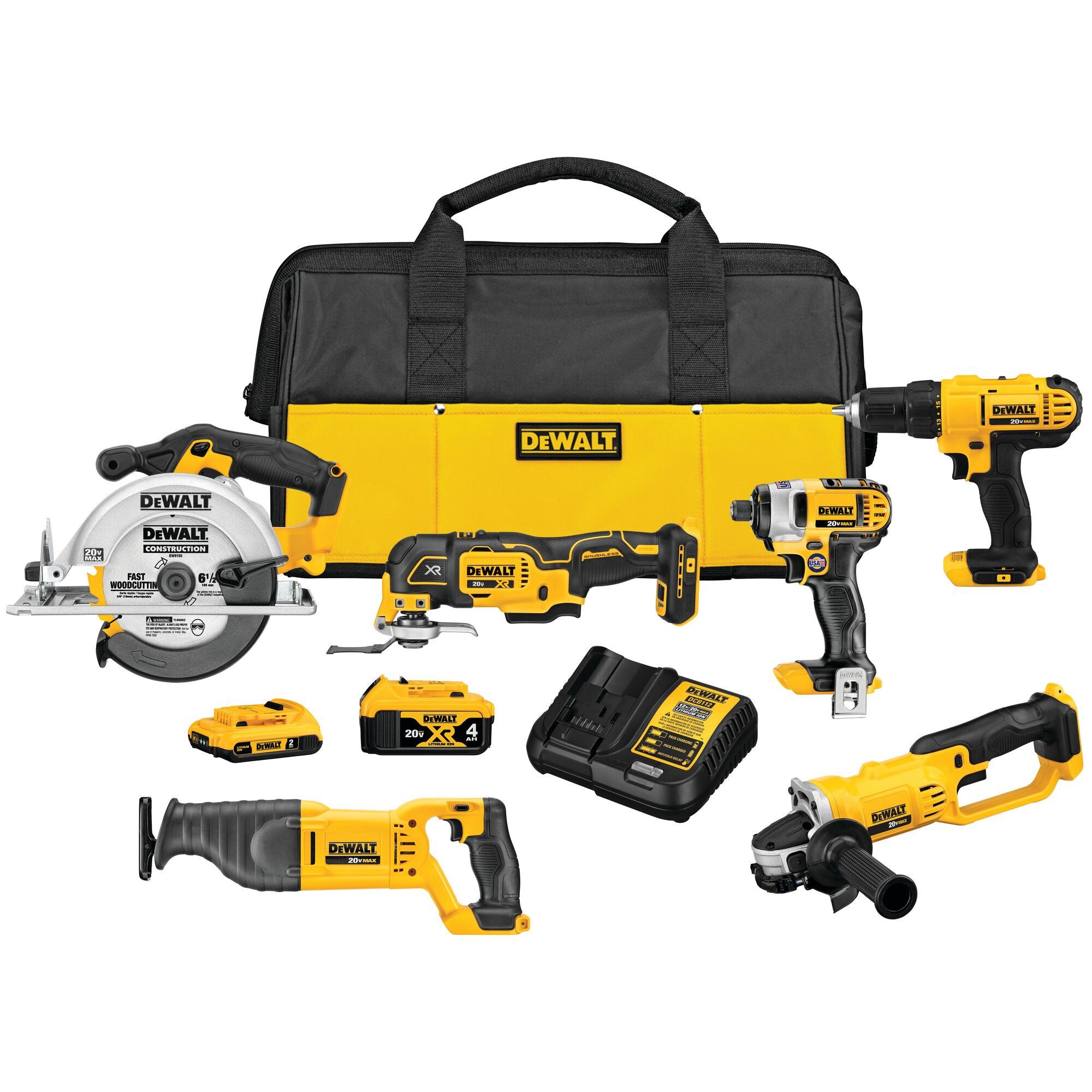 20V MAX Cordless 6-Tool Combo Kit