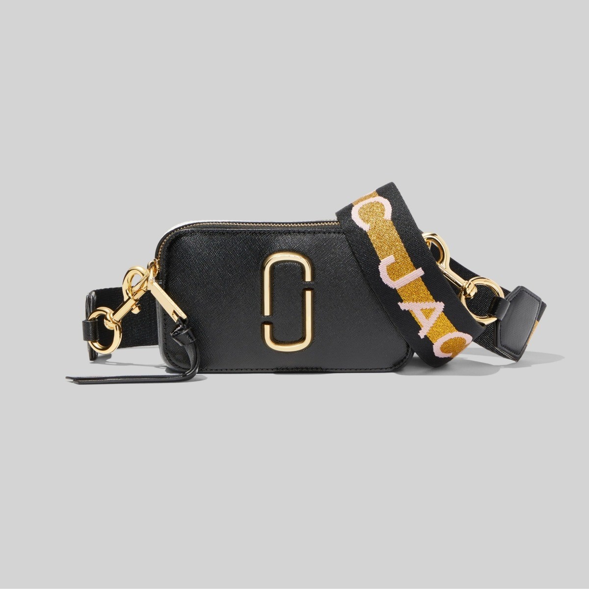 The Snap Shot Shoulder Bag in Black Multi