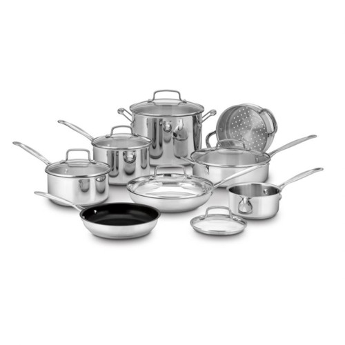 Cuisinart Chef's Classic Stainless 14-Piece Cookware Set