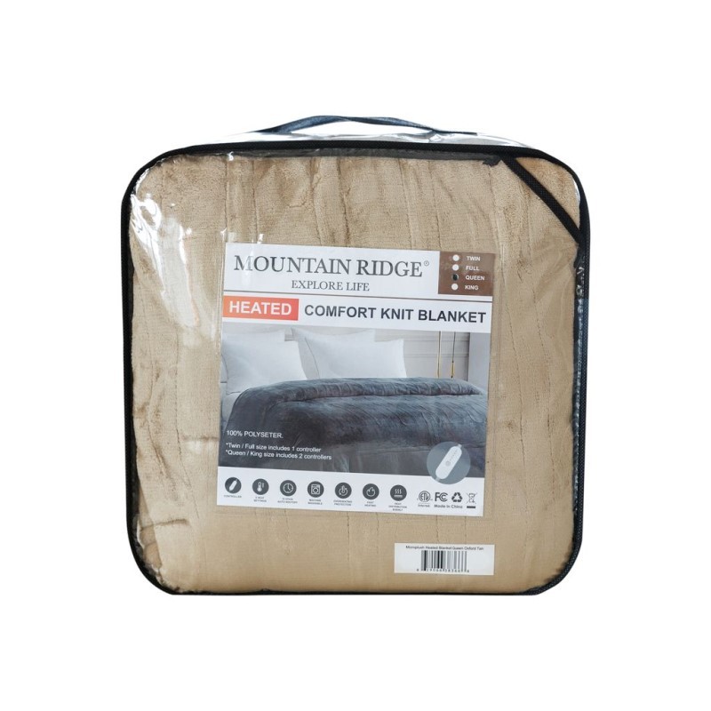 Heated Tan Queen MP Blnkt