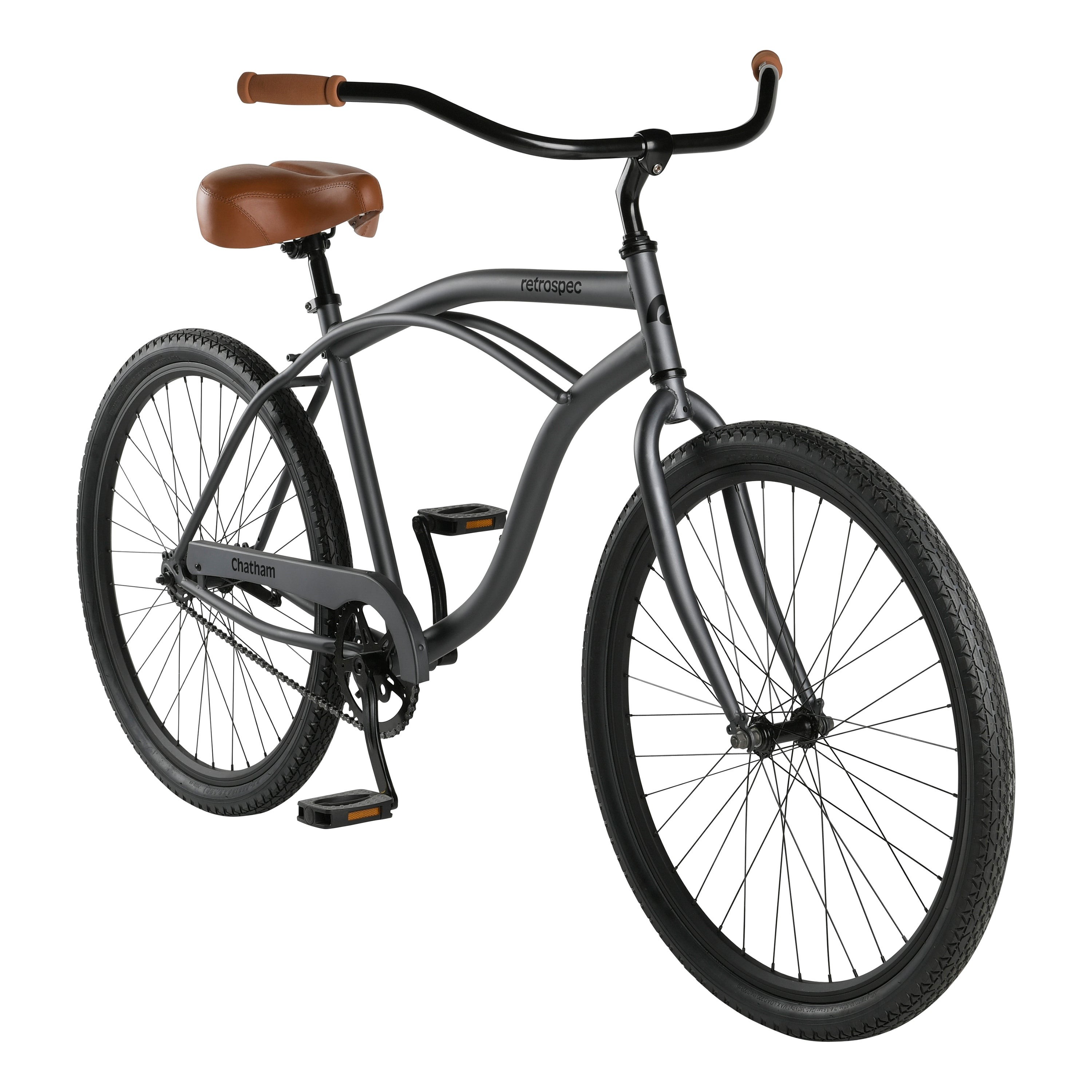 Chatham Beach Cruiser Bike - Single Speed Matte Graphite