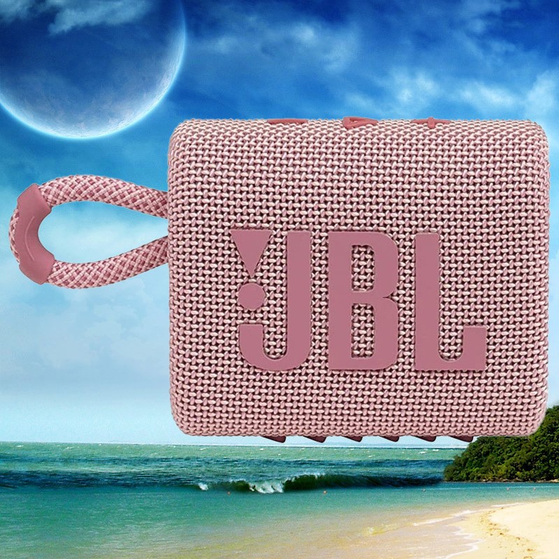 Go 3 Portable Bluetooth Speaker - (Pink)