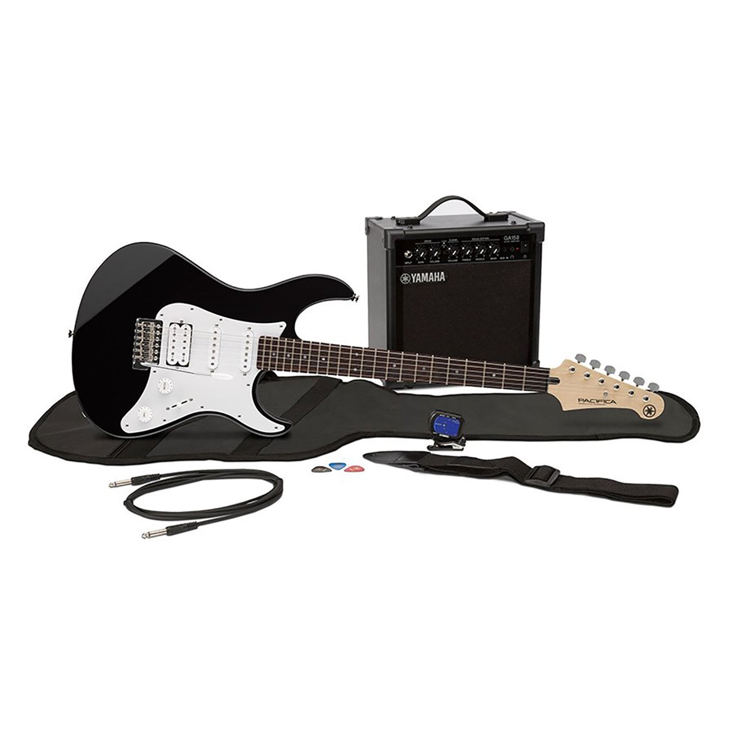 Gigmaker Electric Guitar PAC012 w/ Amp Guitar Package Black