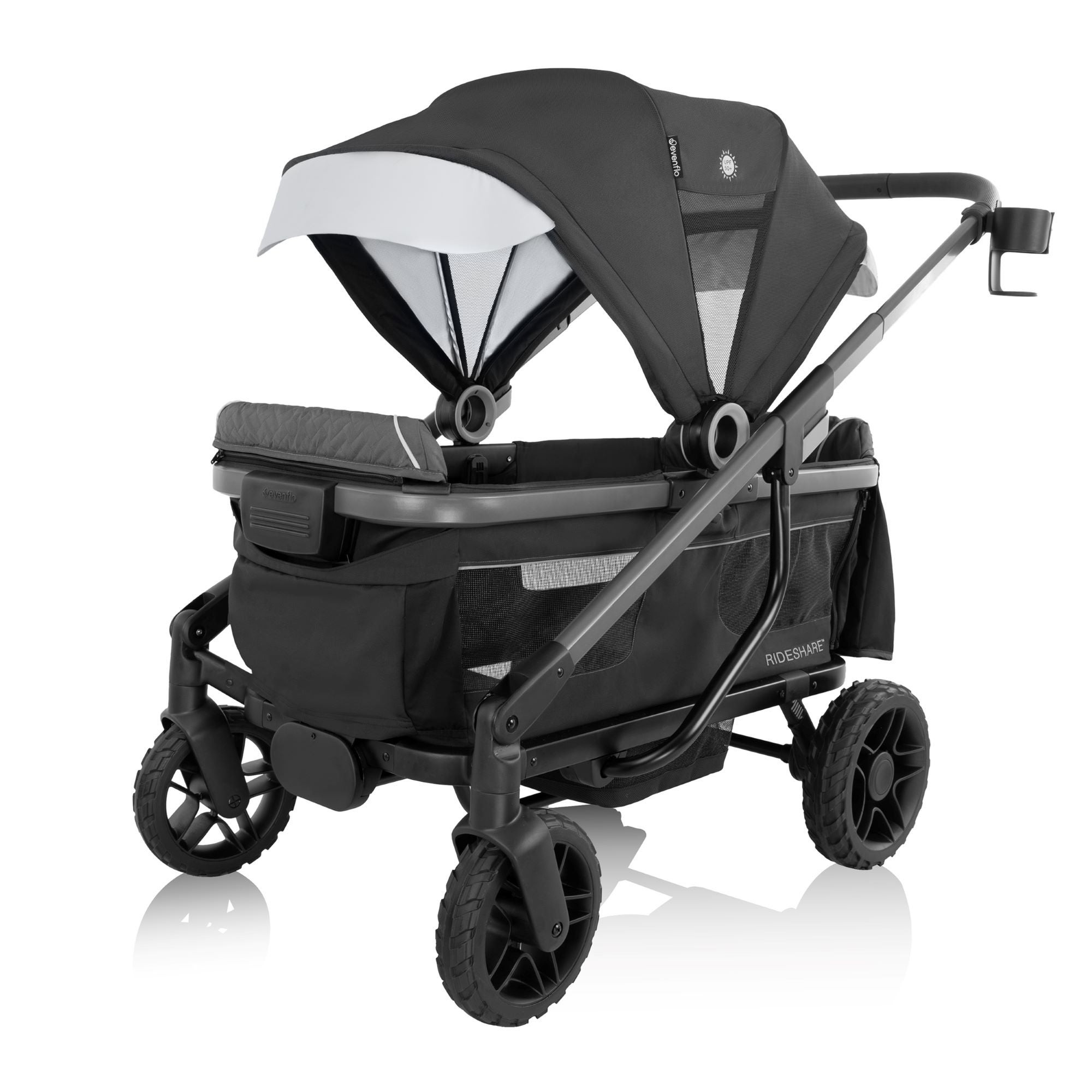 Shyft RideShare All-Terrain Performance Stroller Wagon Sterling Black