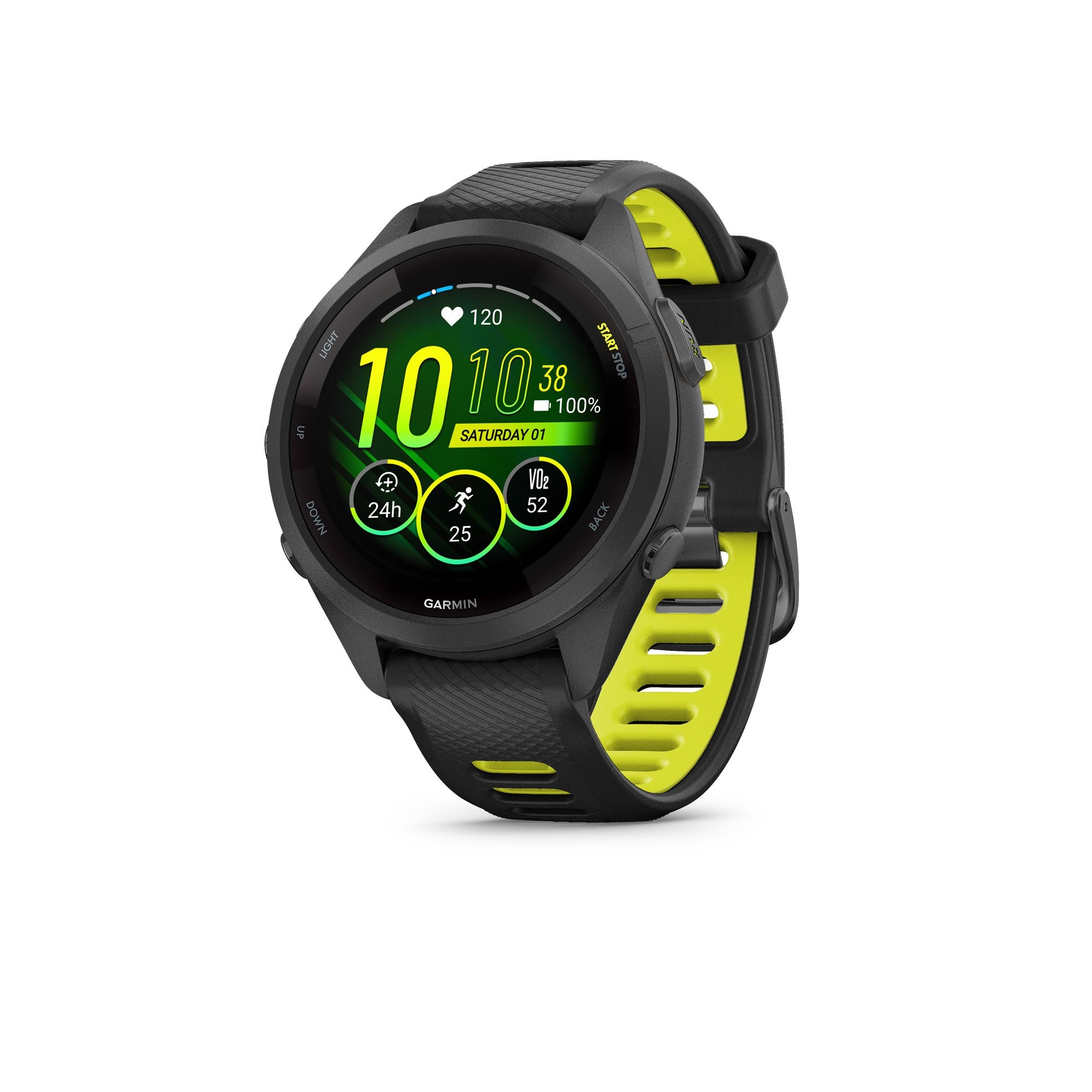 Forerunner 265S Running Smartwatch Black/Amp Yellow