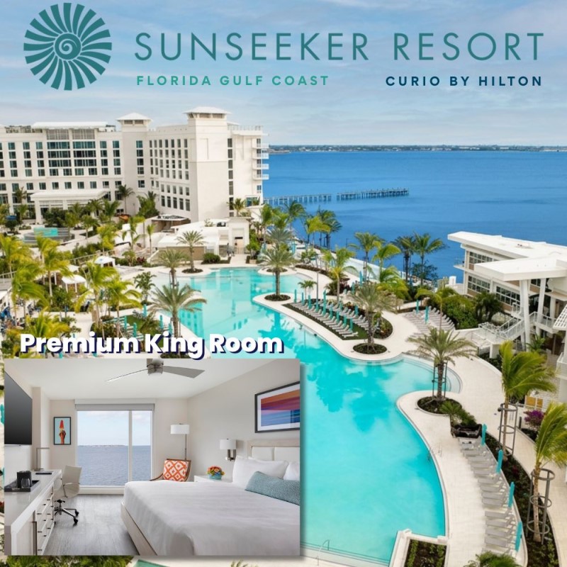 Charlotte Harbor Florida 2 Night Stay -Premium King Room Plus 500 Dollar Resort Credit