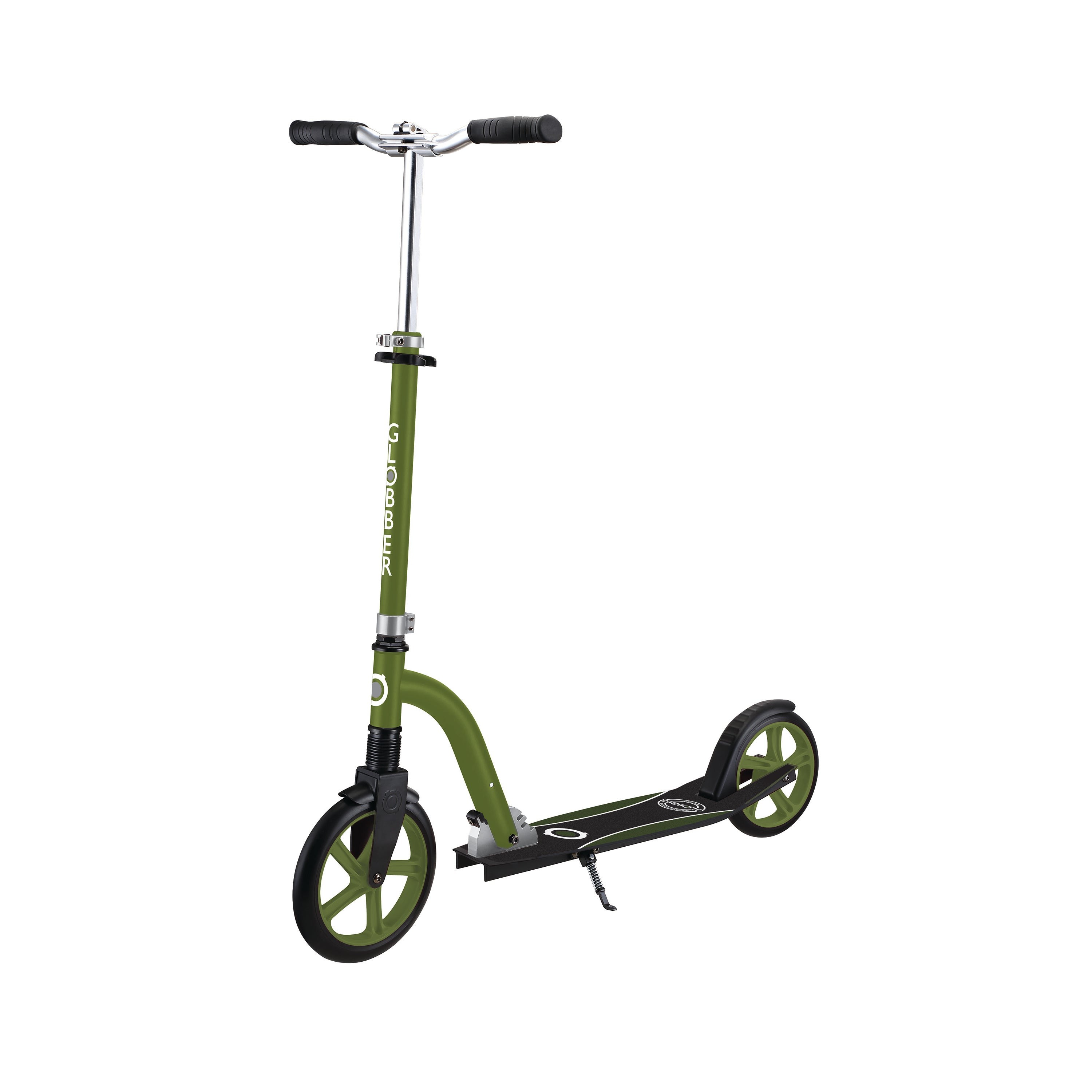 NL 230-205 Duo Big Wheel Folding Scooter - Ages 14+ Years Khaki Green