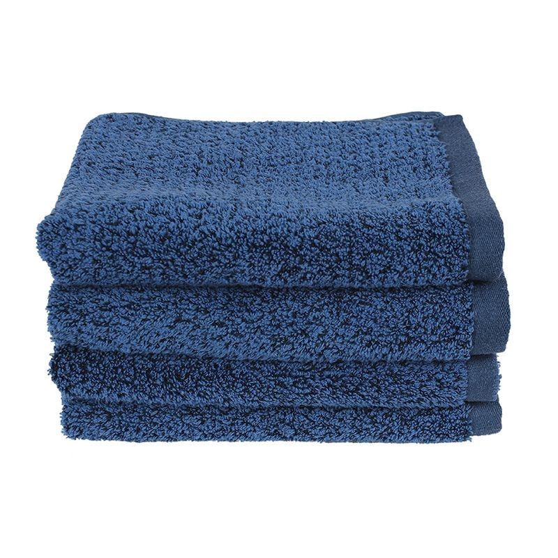 Signature 4Pcs Set Hand Towel - (Navy Blue)