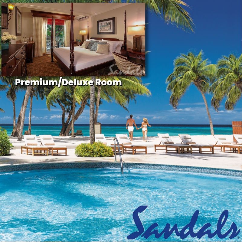 Choice of 5 Resorts in the Caribbean
7 Night Stay
Premium/Deluxe Room