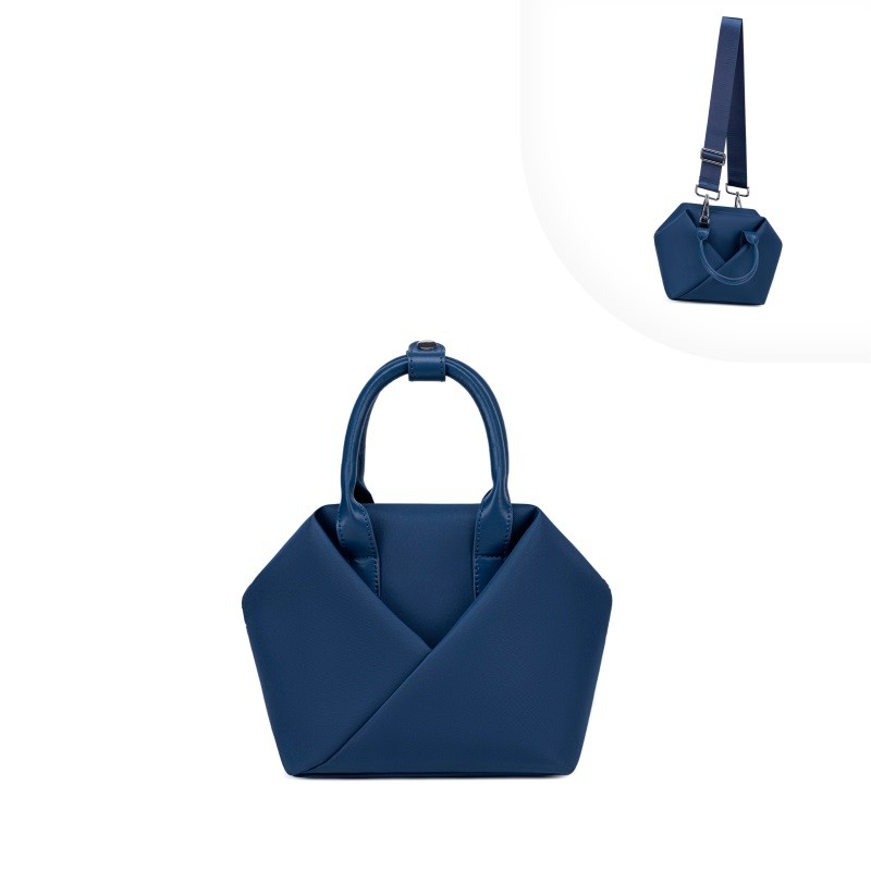 Small Origami Tote - (Navy Blue)