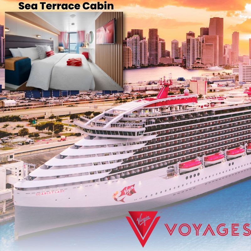 4-5 Night Caribbean CruiseSea Terrace Cabin
