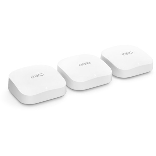 eero Pro 6E mesh wifi router - 3-Pack White White