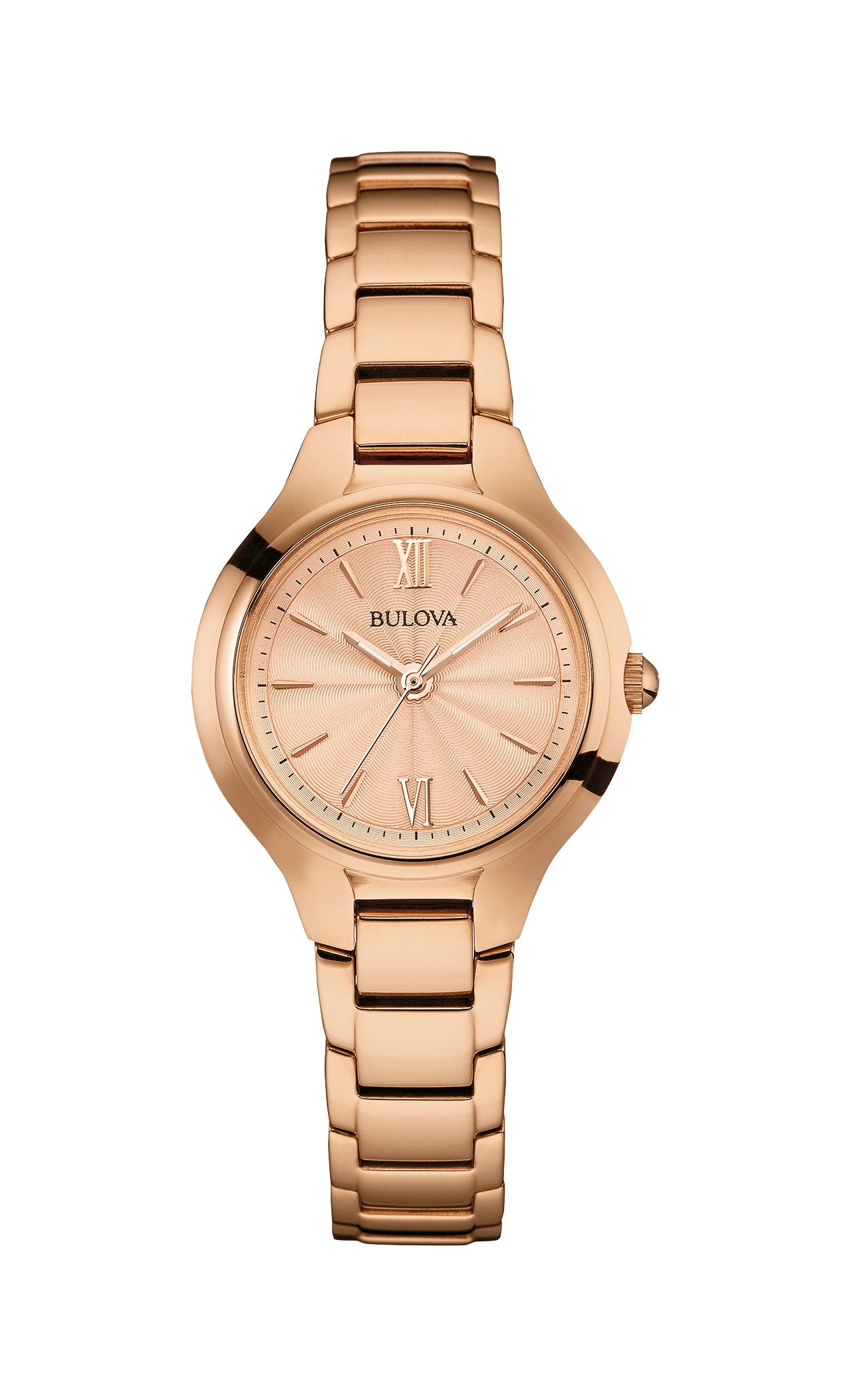 Ladies' Classic Rose Gold-Tone Stainless Steel Watch, Rose Gold Dial