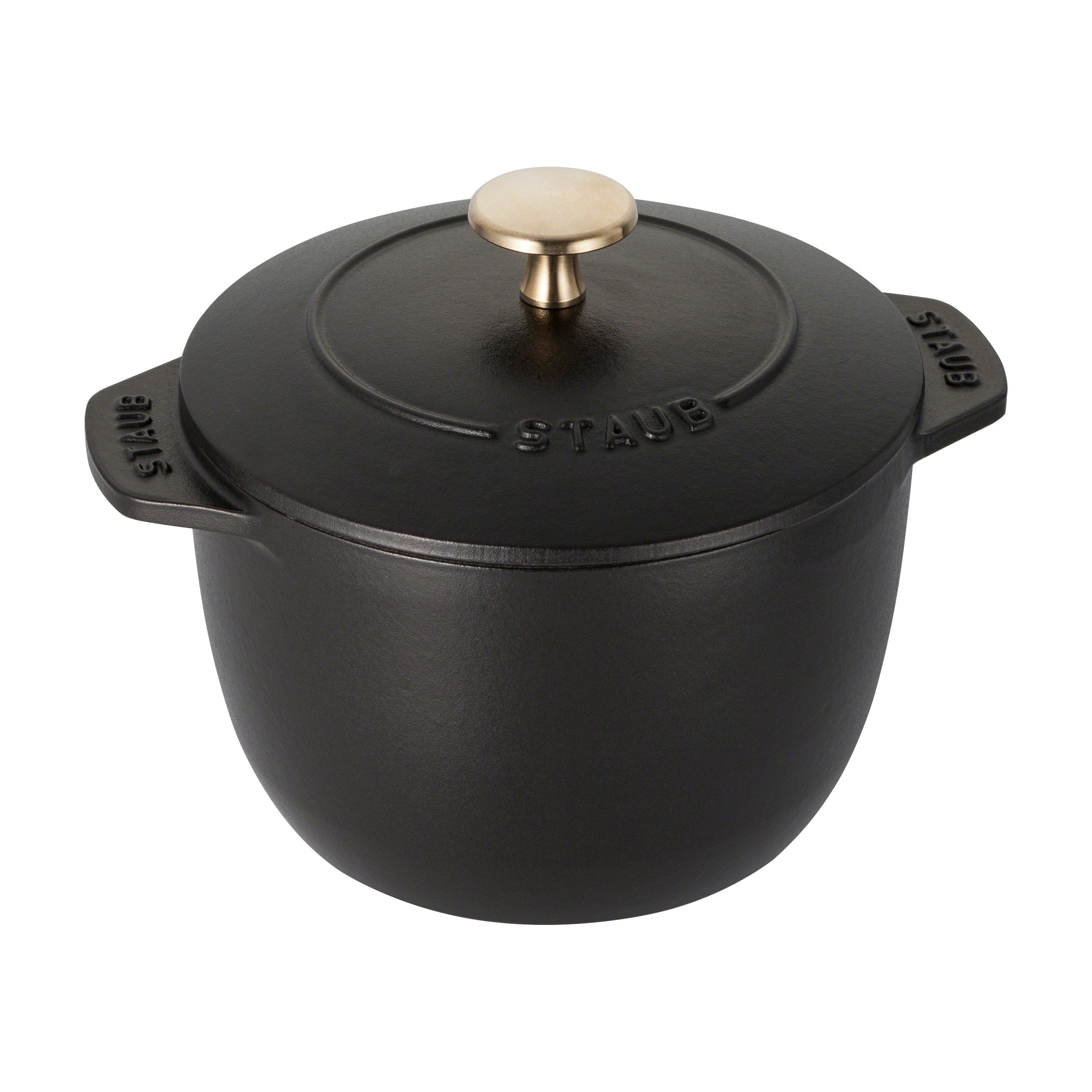 1.5qt Cast Iron Petite French Oven Matte Black