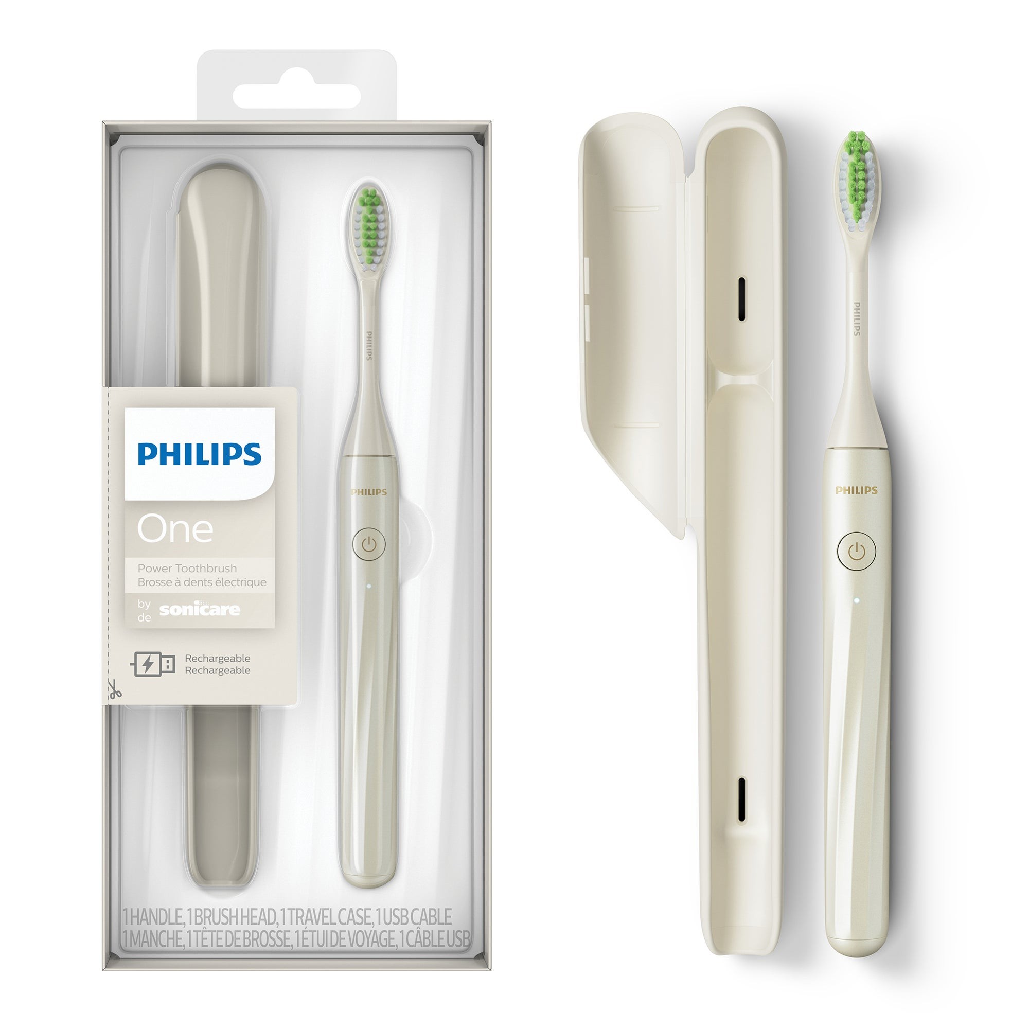 Philips One Rechargeable Toothbrush Snow