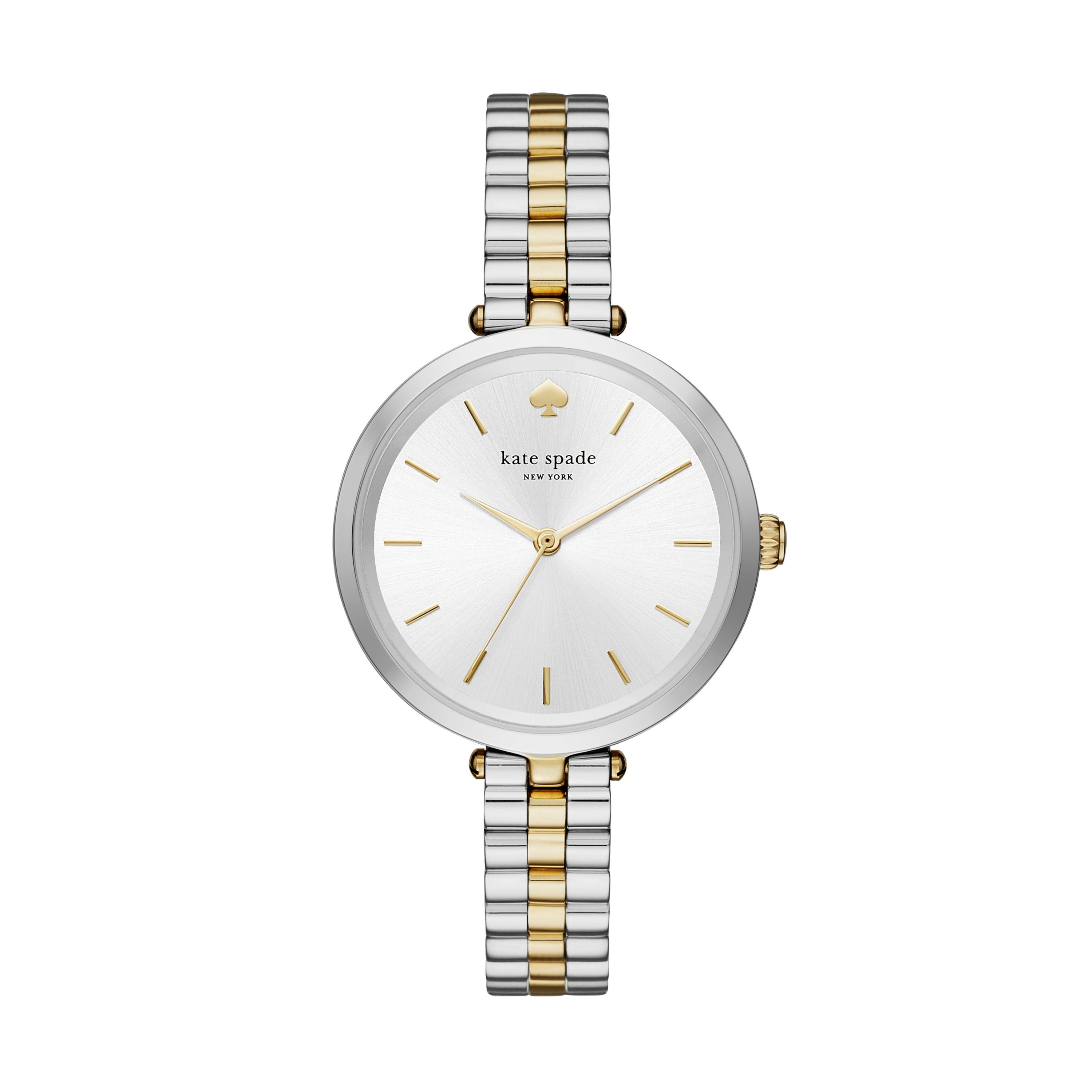 Ladies' Holland Skinny Gold & Silver-Tone Watch, Silver Dial
