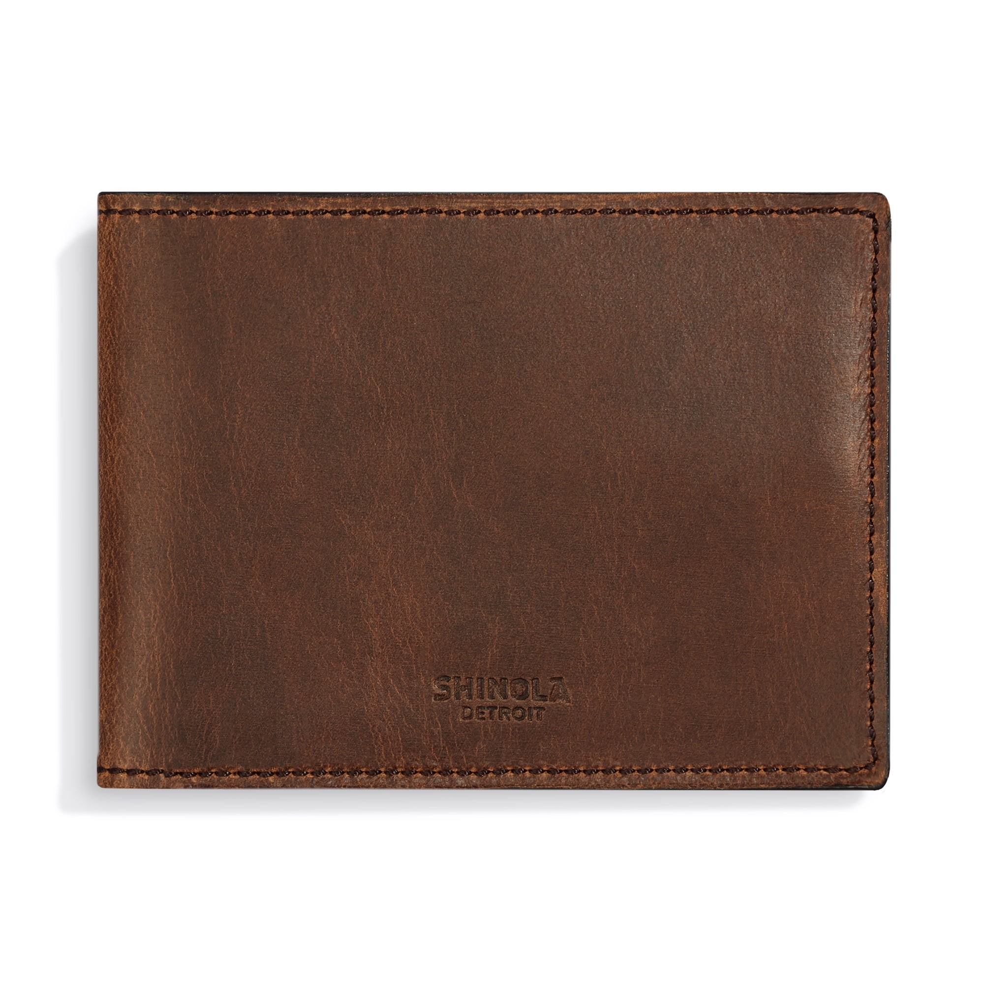 Slim Bifold Wallet Brown