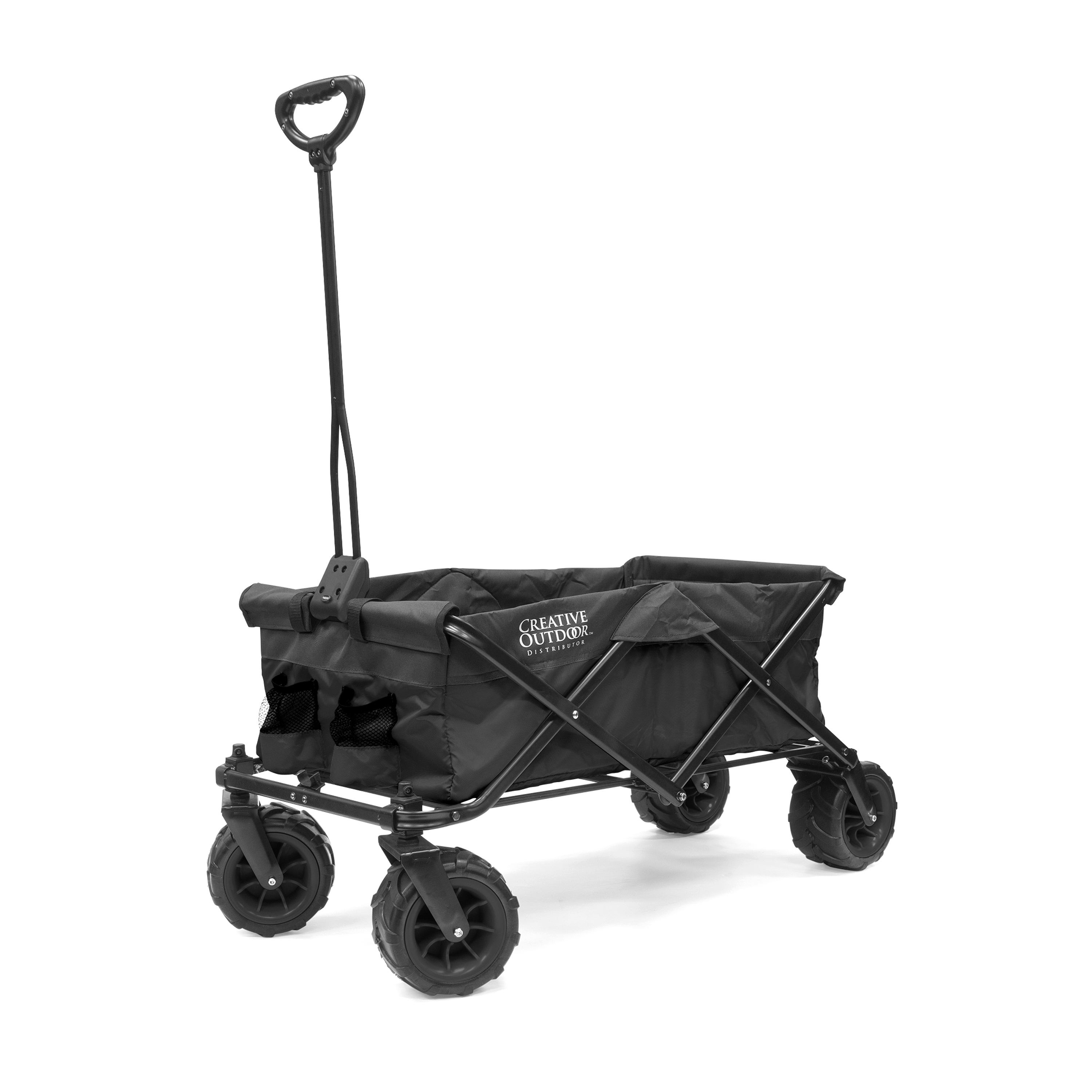 All-Terrain Folding Wagon Black