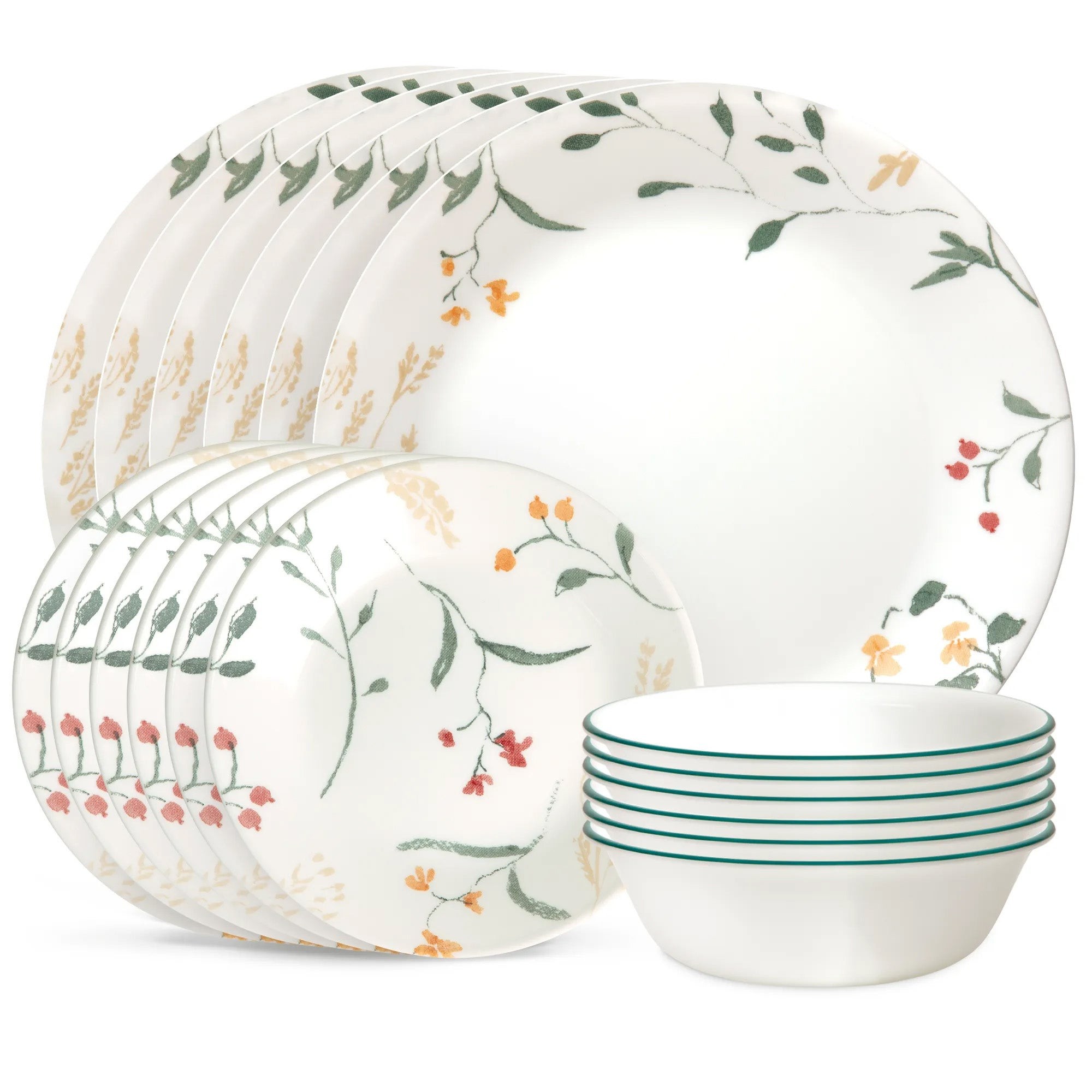 Wildflower Scatter Signature Pattern 18pc Dinnerware Set