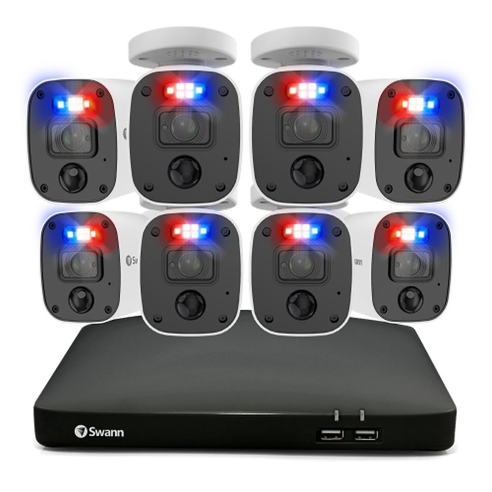 Enforcer 8 Camera 8 Channel 4K Ultra HD DVR 2TB HDD Security System