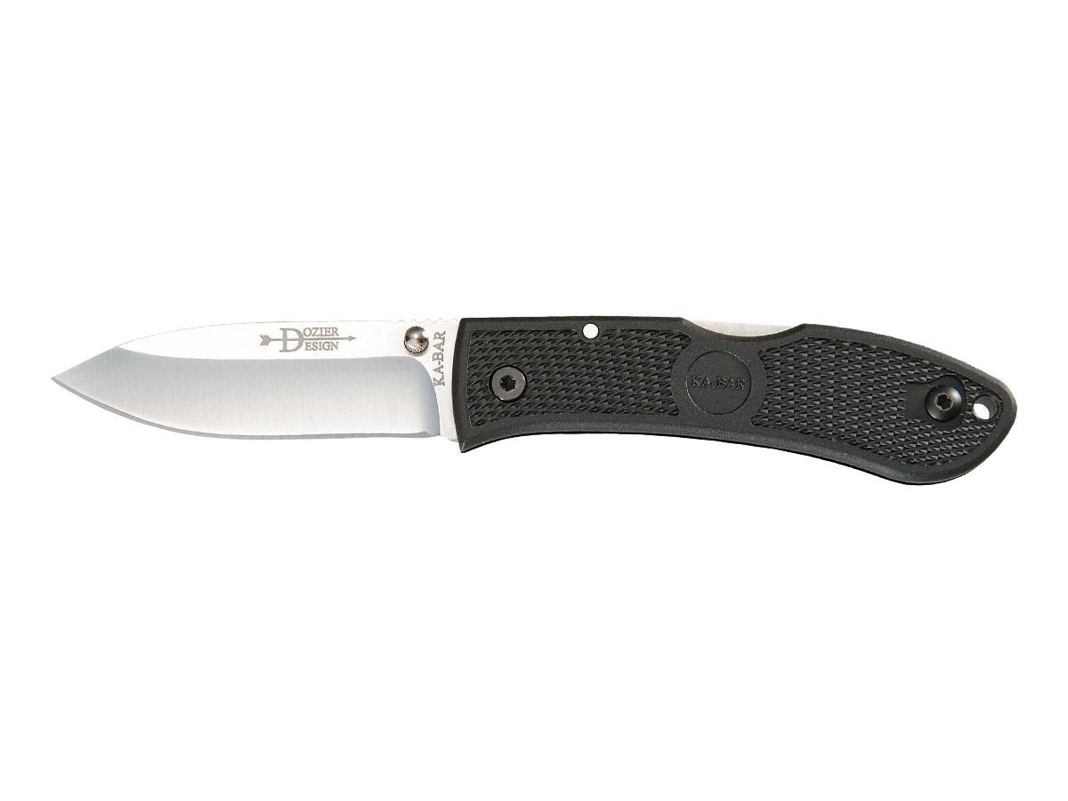 Dozier Folding Hunter Knife Black