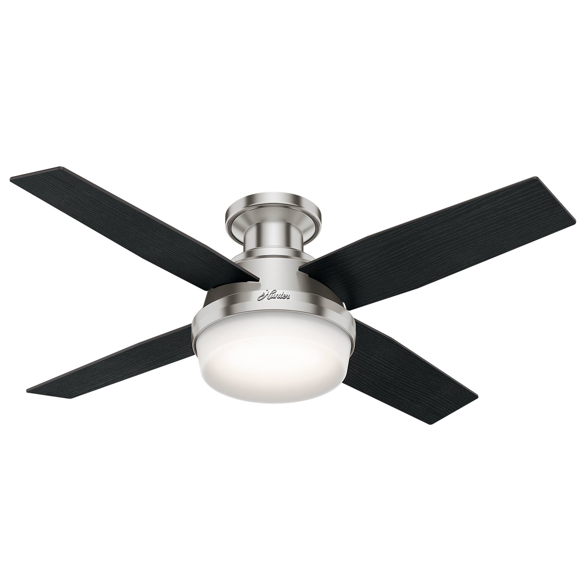 Dempsey 44" Low Profile Ceiling Fan Brushed Nickel