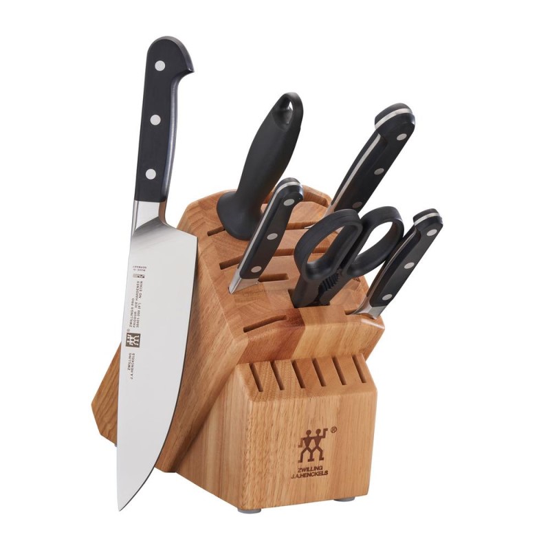 7 - Piece Pro Rubberwood Block Set